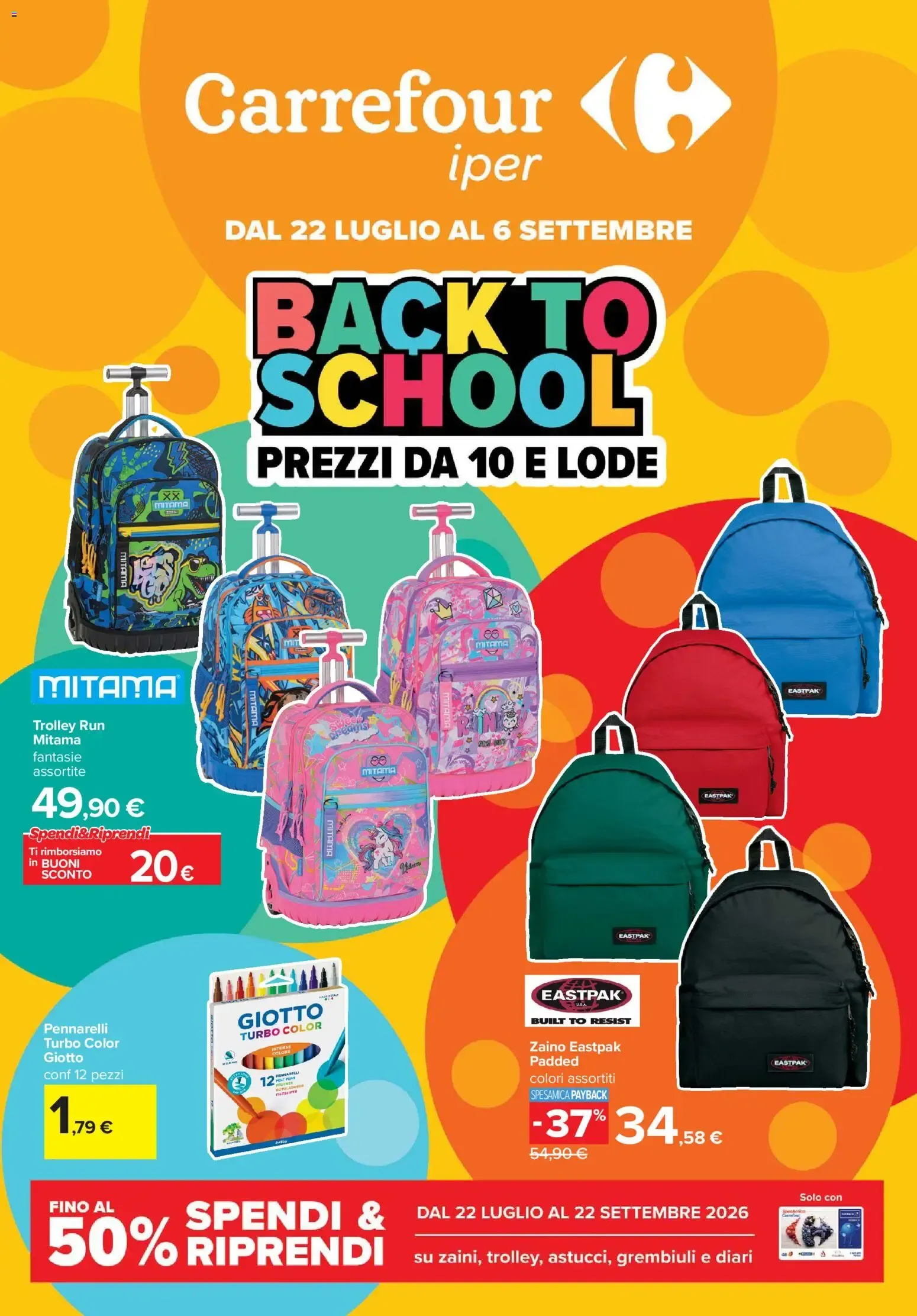 Carrefour Iper Back to School da 22 luglio a 6 settembre di 2026 - Pagina del volantino 1