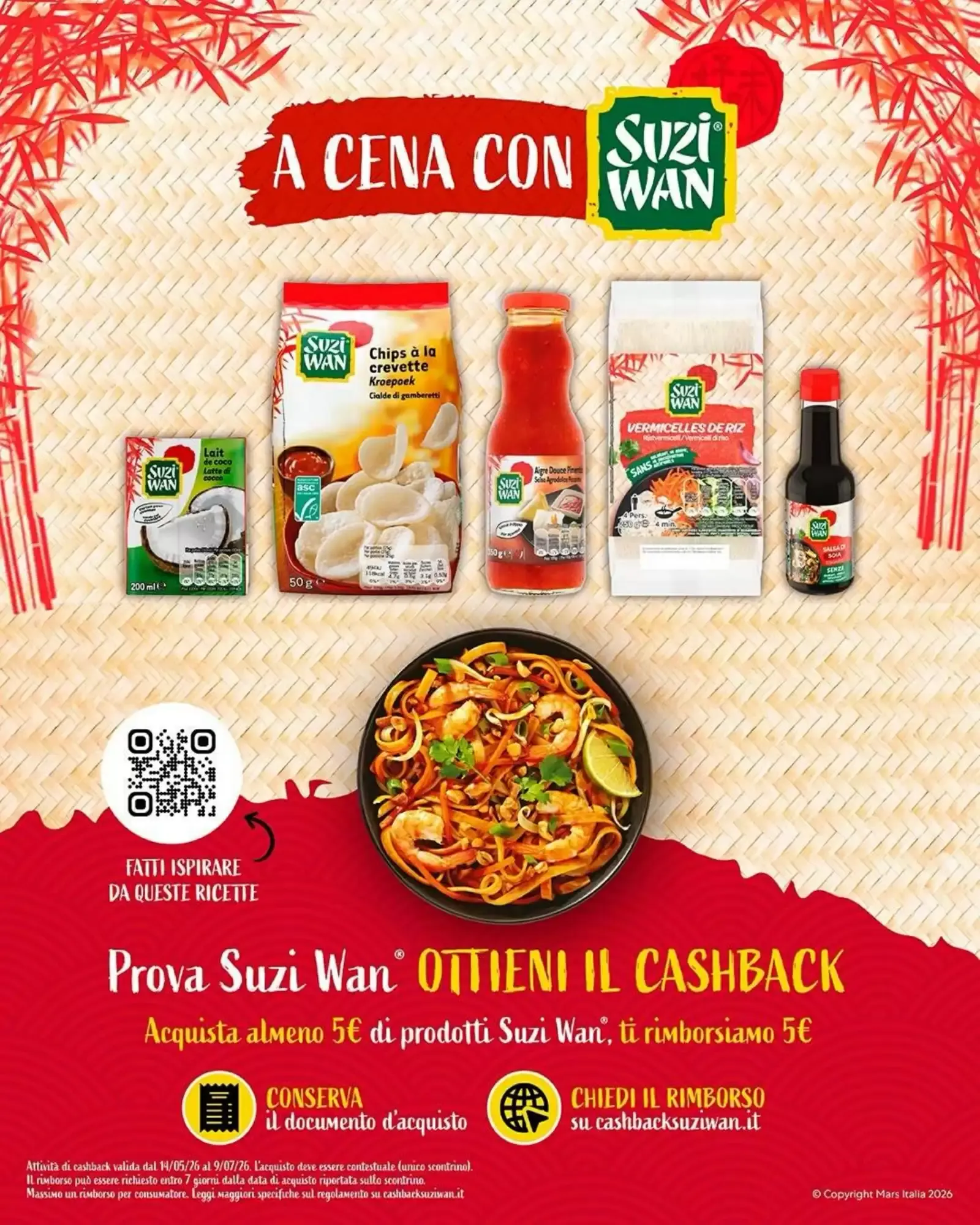 A CENA CON SUZI WAN - Ottieni il cashback da 14 maggio a 9 luglio di 2026 - Pagina del volantino 1
