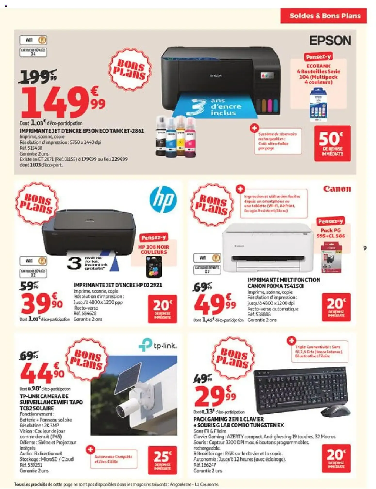 Auchan - Soldes & Bons Plans du 24 juin au 21 juillet 2026 - Catalogue page 9