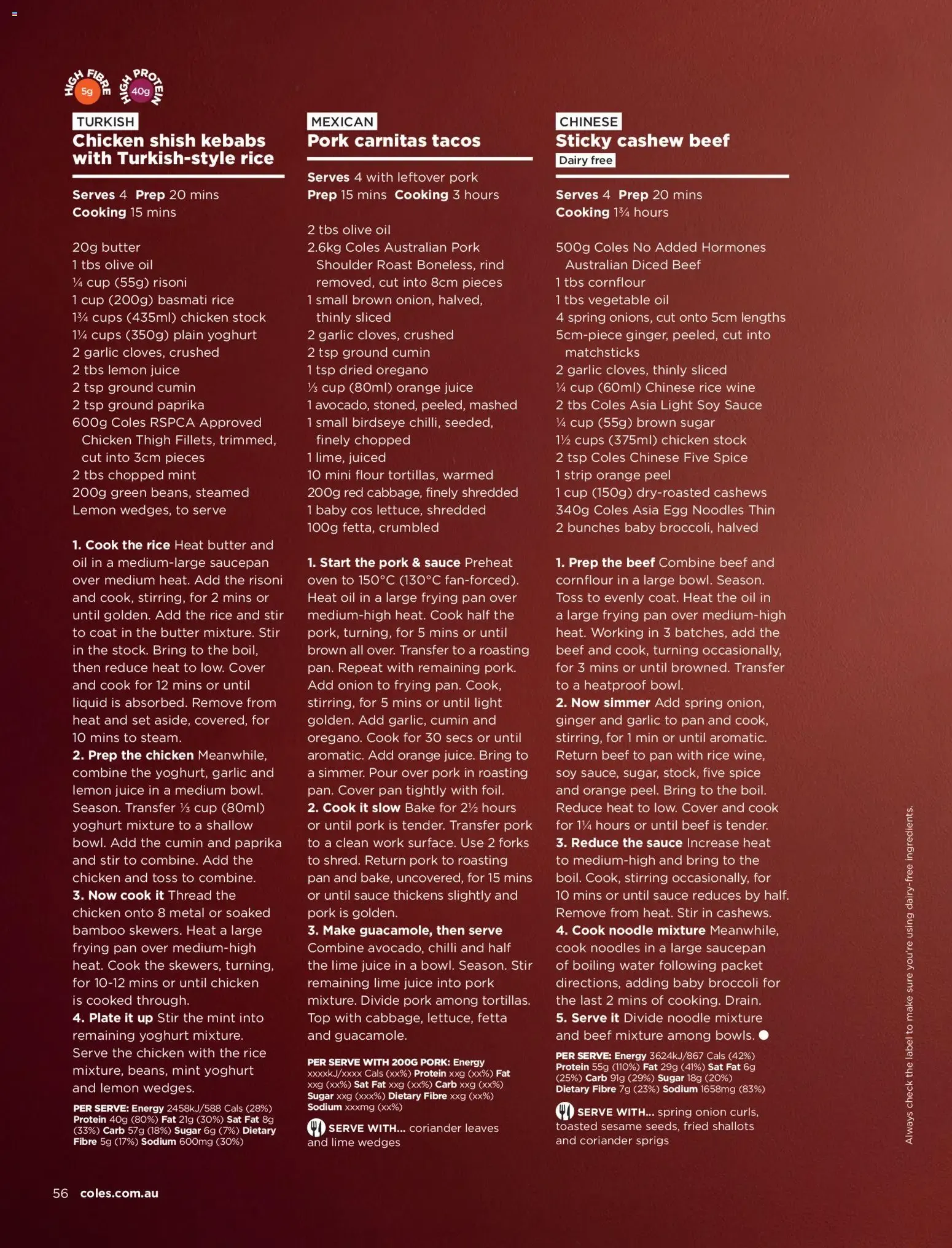 Coles | World of flavour - Catalogue valid from 1 July to 31 July 2026 - page 56