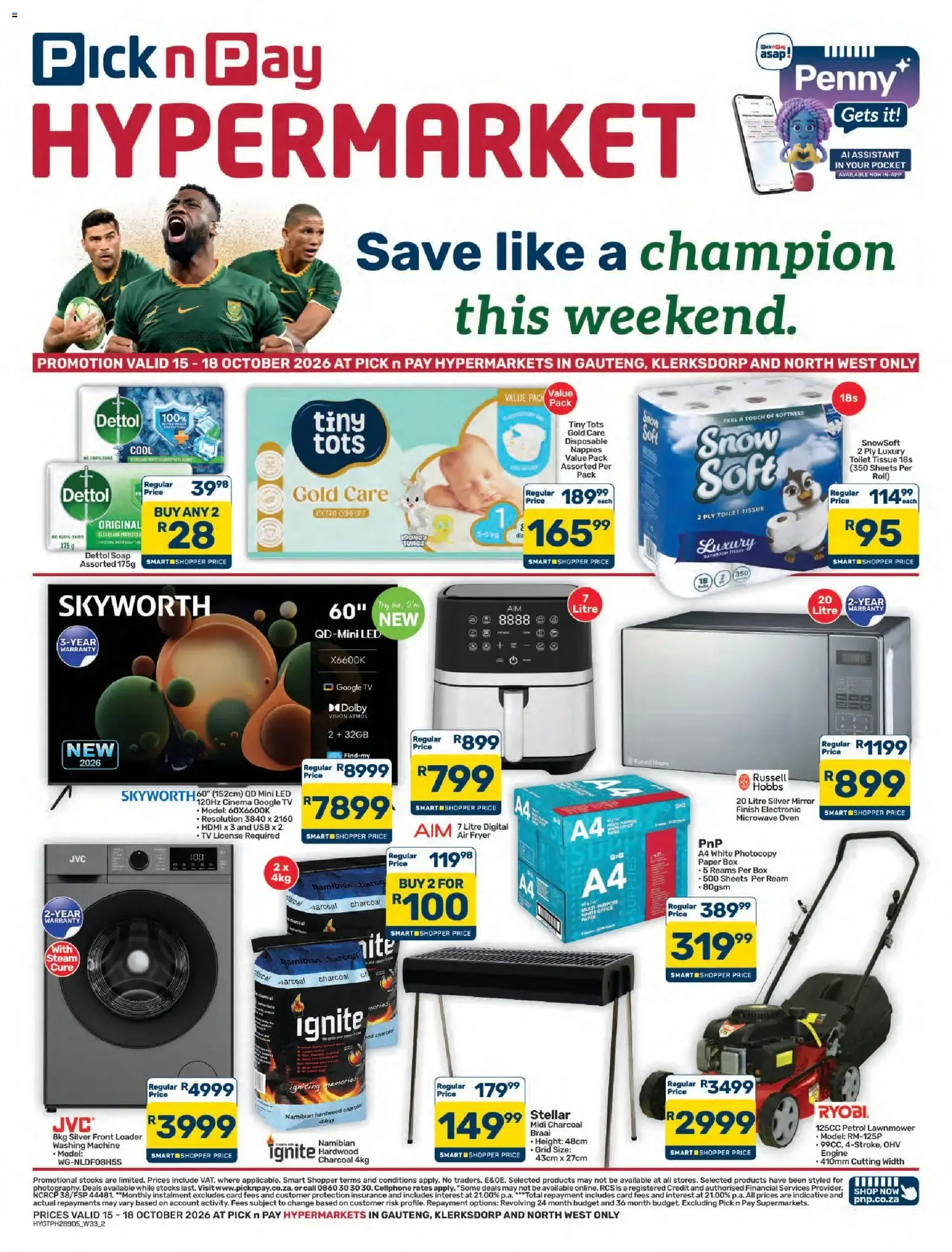 Pick n Pay Inland Provinces - Hypermarket Weekend Specials (15/10/2026 - 18/10/2026) Online from 15 October to 18 October 2026 - Catalogue Page 2