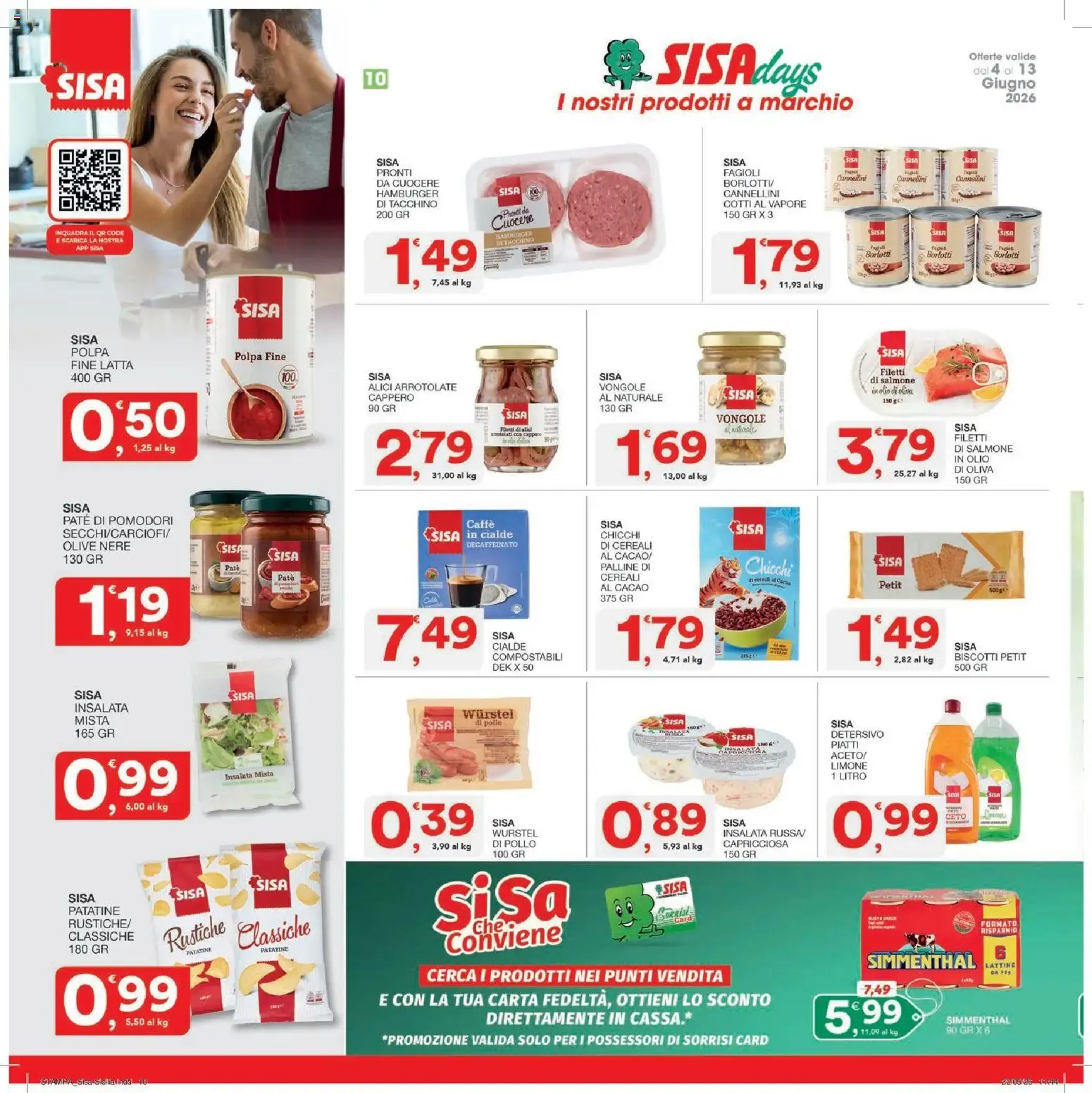 Nuovo SISA volantino dal 04/06/2026 > offerte anteprima 🛍️ da 4 giugno a 13 giugno di 2026 - Pagina del volantino 10