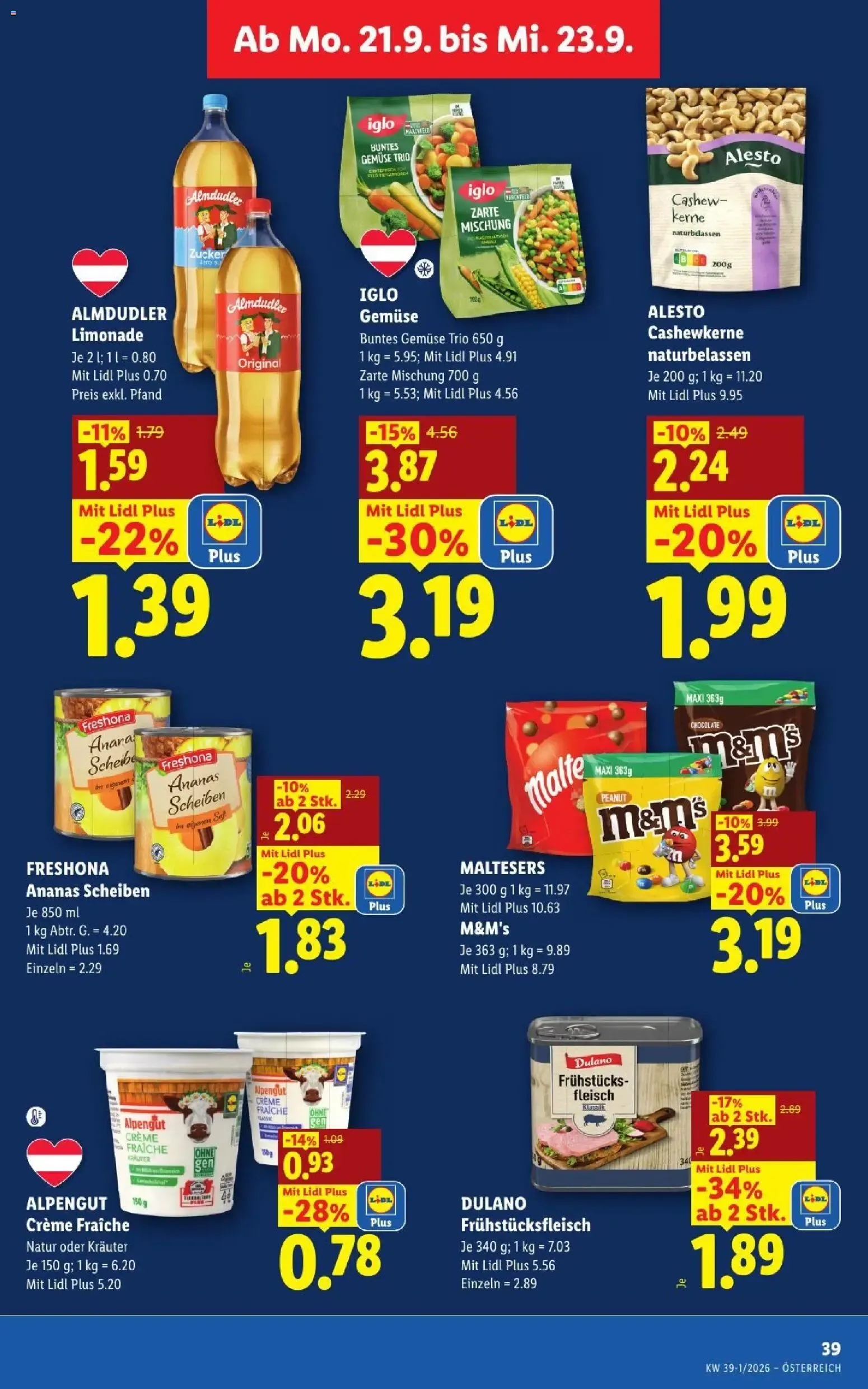 Lidl - Flugblatt ab 17.09.2026 - Angebote ab donnerstag von 17. September bis 19. September 2026 - Flugblätt seite 46