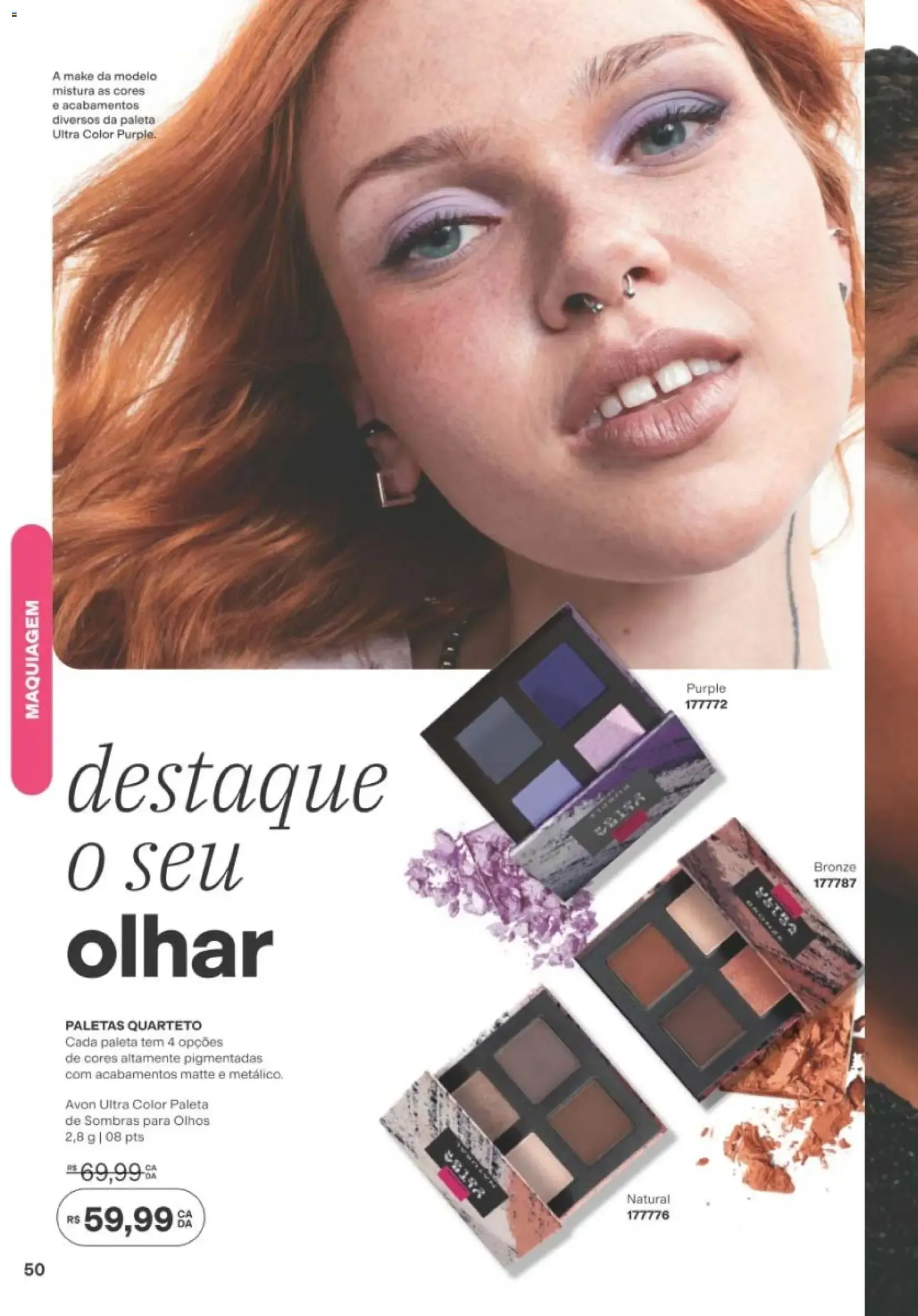 Encarte de Avon | Campanha Ciclo 12/2026 | Mês do Batom com Power Stay Matte Glitter 19 de julho até 9 de agosto 2026 - Pagina 50