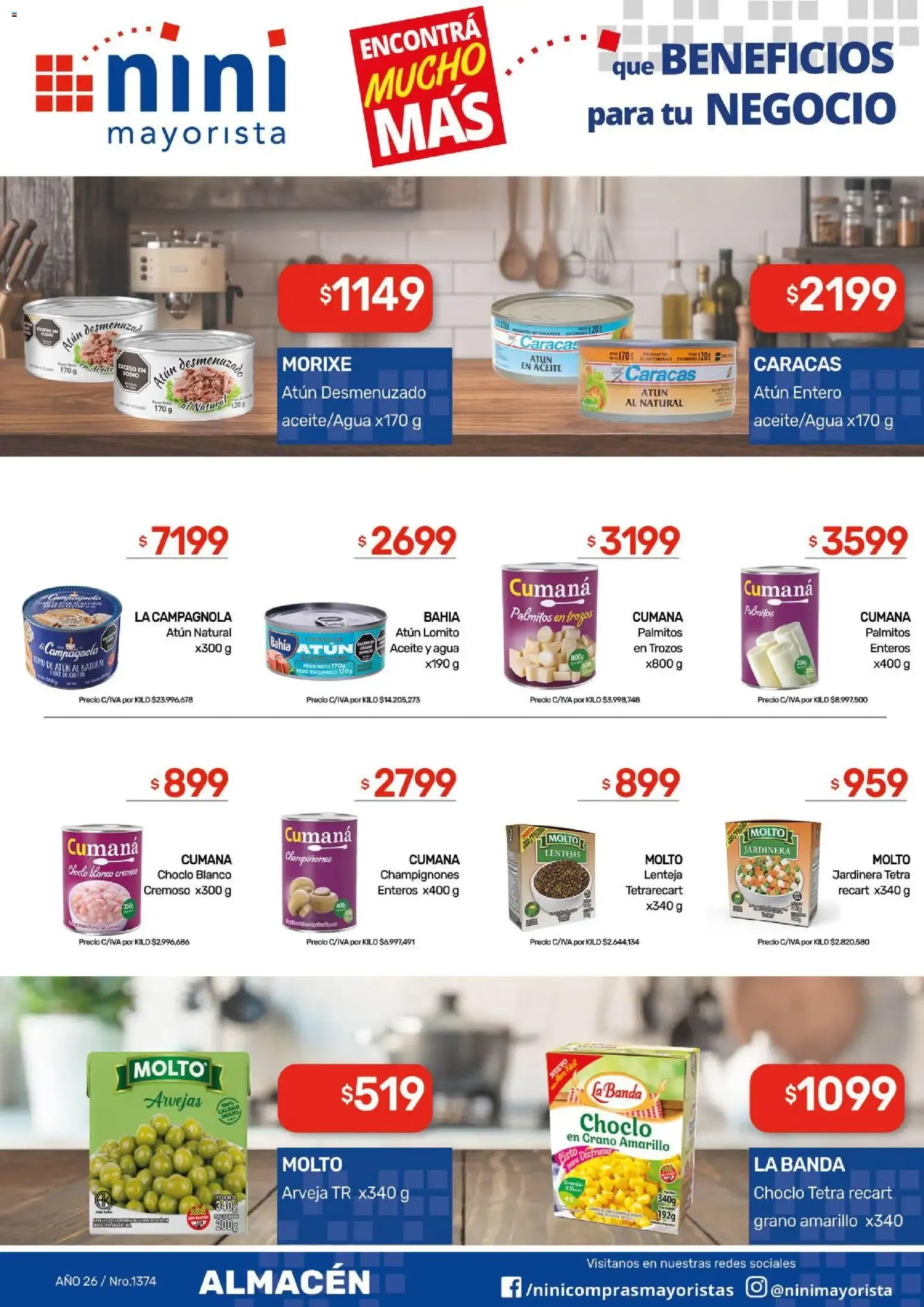 Ofertas de NINI Mayorista - Revista N°1374 24 de agosto al 30 de agosto 2026 - Página 25 del catálogo