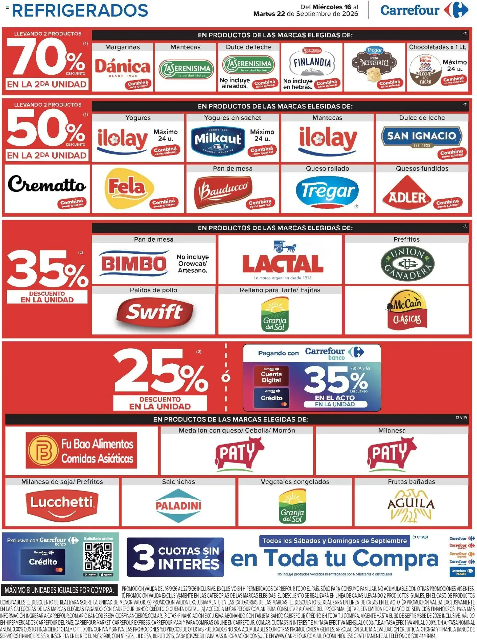 Ofertas de Carrefour Ofertas || del 16/09/2026 - 22/09/2026 || Promociones 16 de septiembre al 22 de septiembre 2026 - Página 9 del catálogo