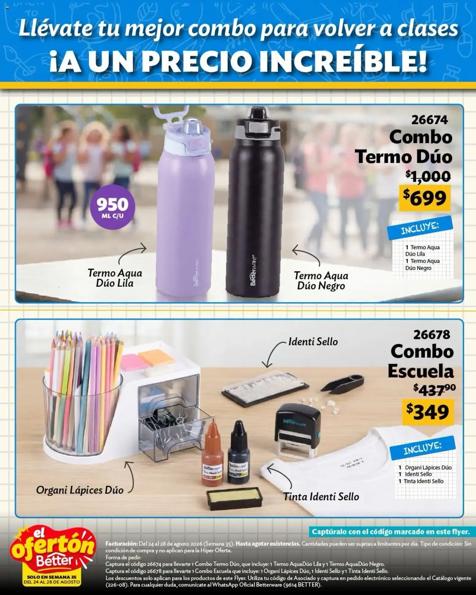 Catálogo de El Ofertón Betterware - Regreso a Clases 24 de agosto al 28 de agosto 2026 - Pagina 6