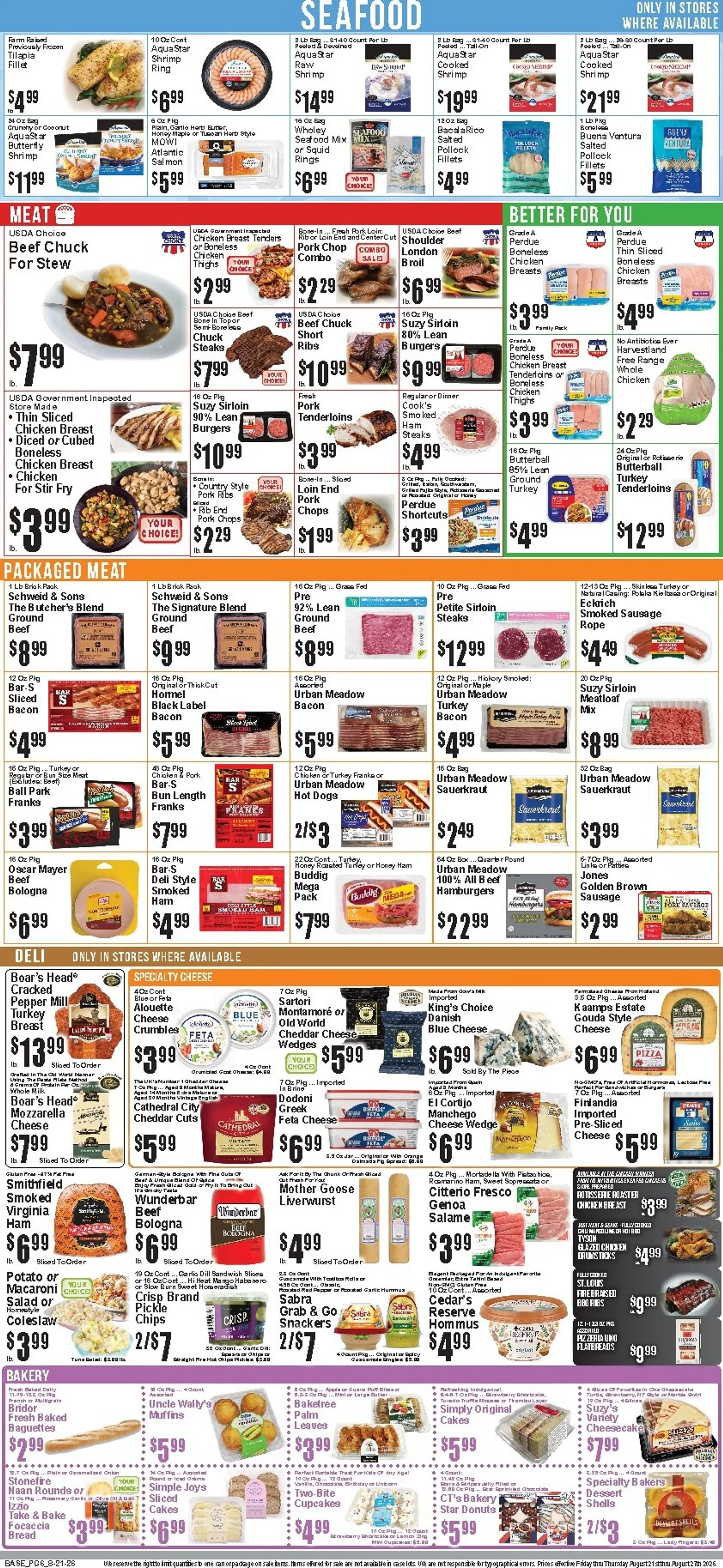 Weekly ad Current Food Universe leaflet valid from Friday 08/21/2026 to Thursday 08/27/2026 from August 21 to August 27 2026 - Page 7