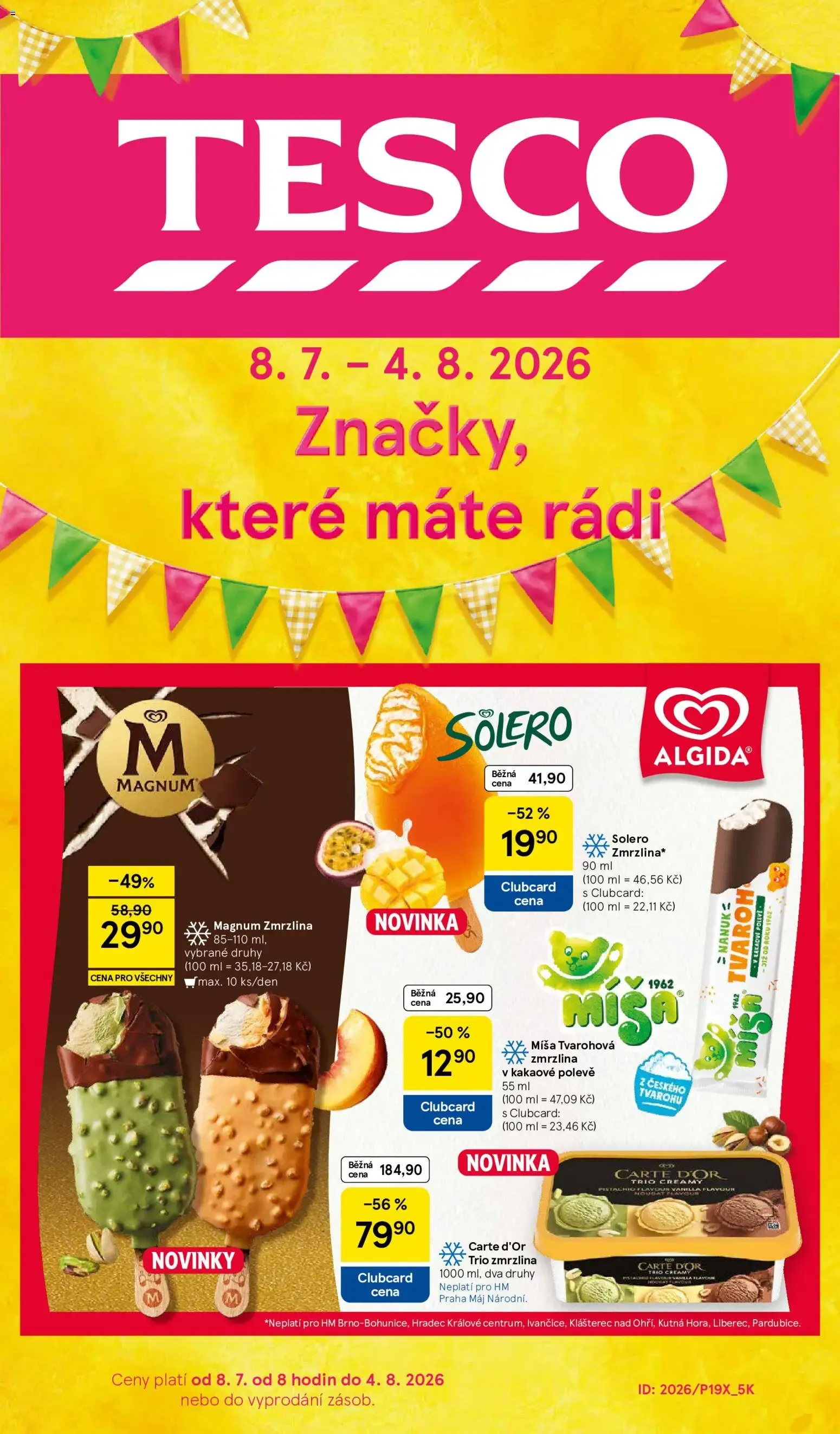 TESCO: Značky, které máte rádi - 8. července 4. srpna 2026 - Page 1