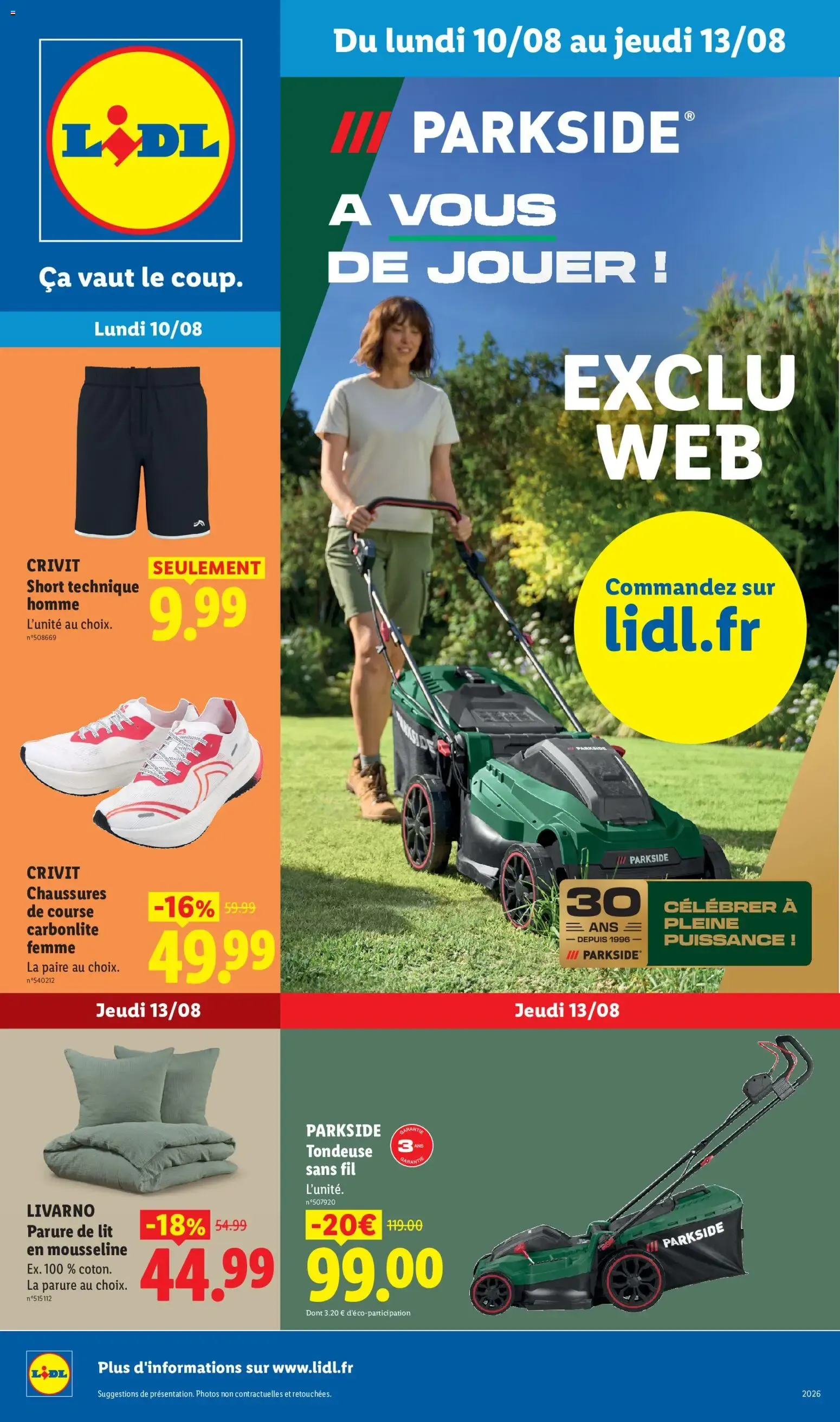 Catalogue LIDL du 10/08/2026 | Promo prospectus en ligne du 10 août au 13 août 2026 - Catalogue page 1