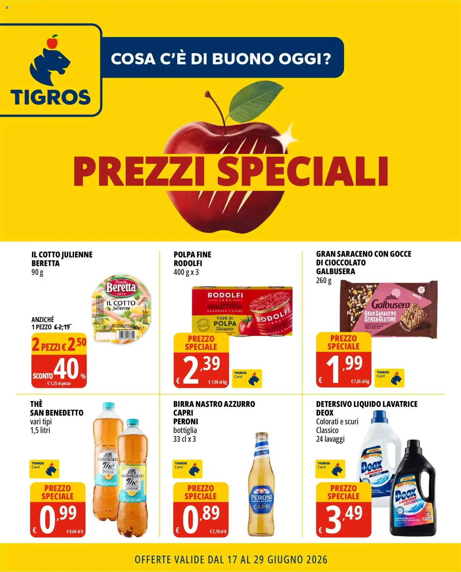 TIGROS - Prezzi Speciali