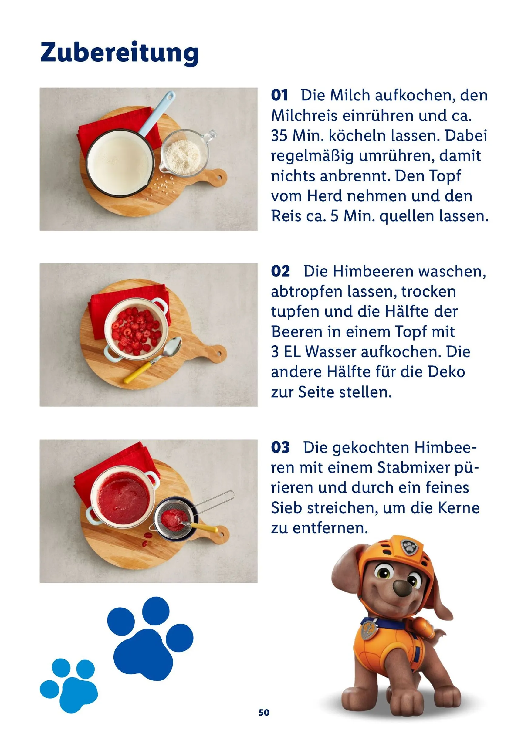PAW Patrol Rezeptheft von 20. Juli bis 23. August 2026 - Prospekt seite 50