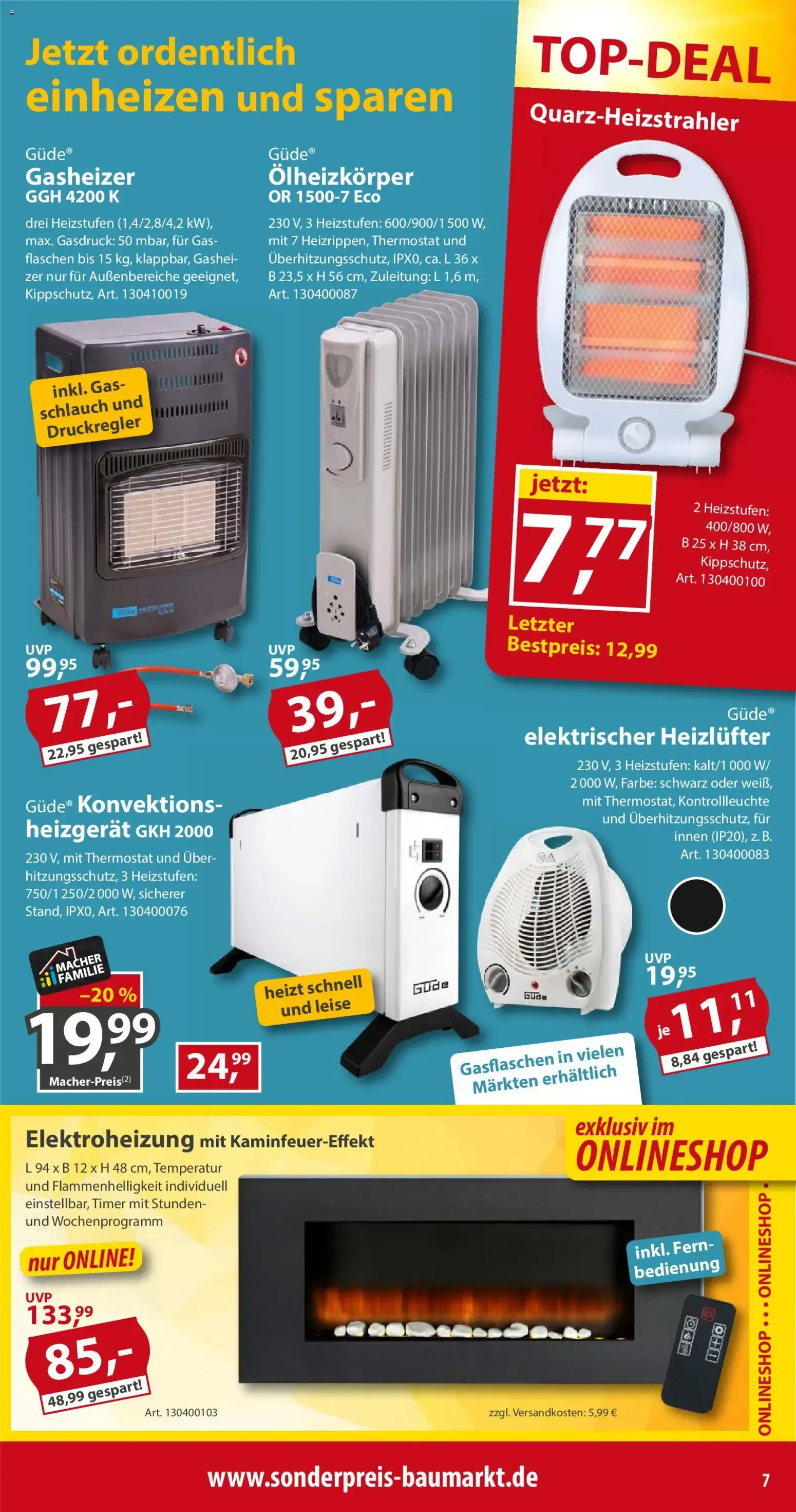 Sonderpreis Baumarkt Prospekt (ab 17.10.2026) zum Blättern von 17. Oktober bis 23. Oktober 2026 - Prospekt seite 7