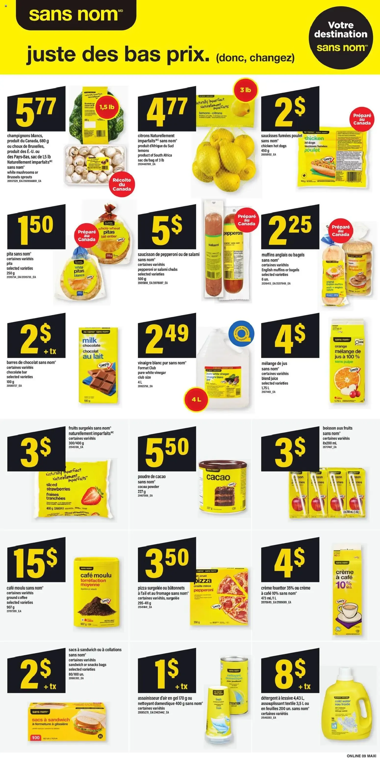 Maxi weekly flyer / circulaire from Oct 15, 2026 > weekly specials & deals from October 15 to October 21 2026 - flyer page 14