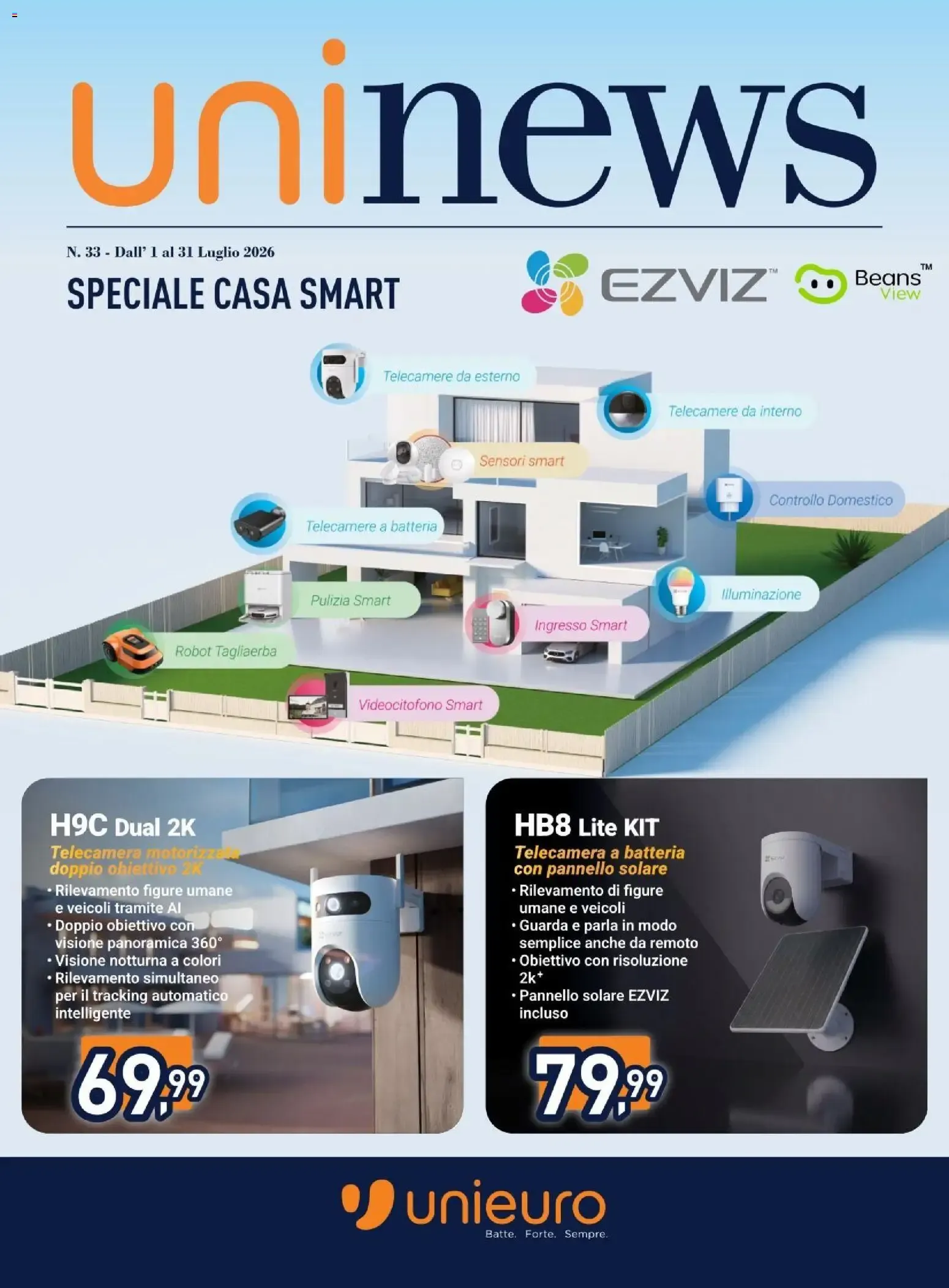 Nuovo Unieuro volantino Casa Smart dal 01/07/2026 > offerte anteprima 🛍️ da 1 luglio a 31 luglio di 2026 - Pagina del volantino 1