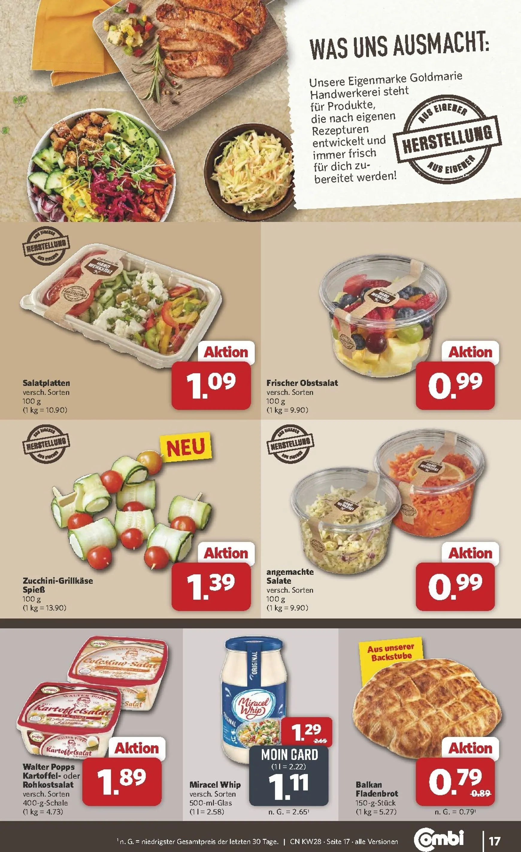 Combi Prospekt – von Montag 06.07.2026 bis Samstag 11.07.2026 von 6. Juli bis 11. Juli 2026 - Prospekt seite 17