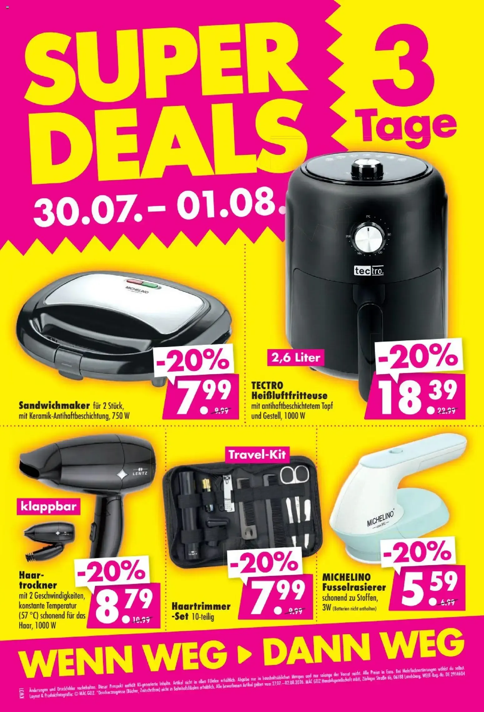 MÄC GEIZ SCHNÄPPCHEN WOCHE! von 27. Juli bis 2. August 2026 - Prospekt seite 2