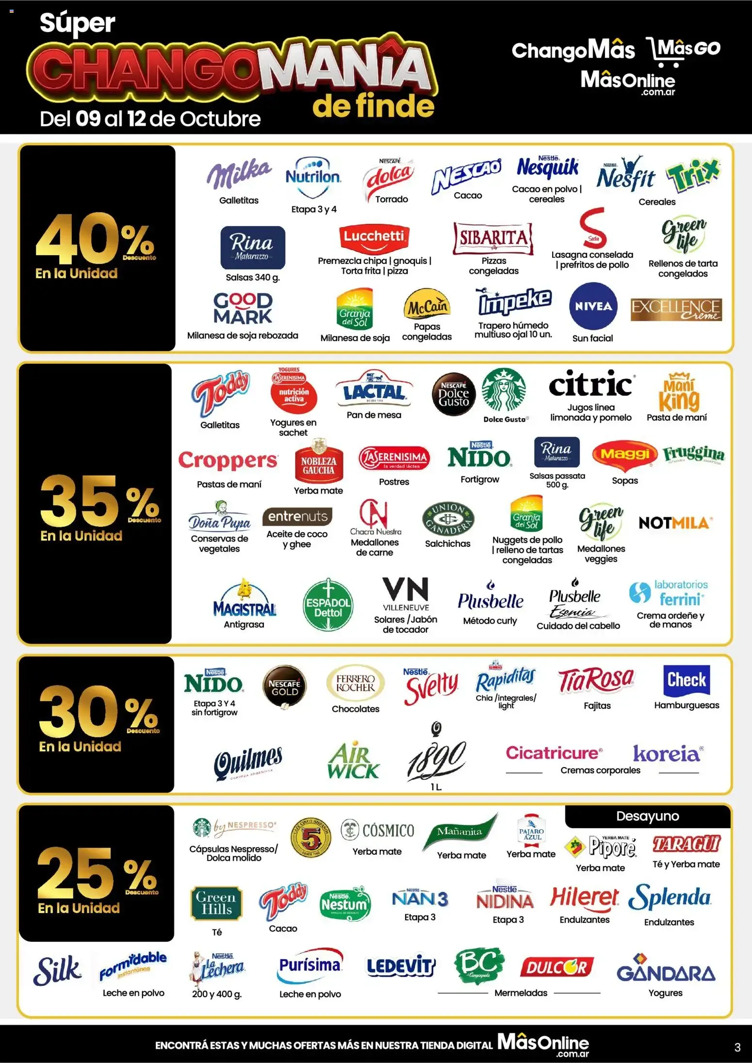 Ofertas de Changomas Changomania de finde || del 09/10/2026 - 12/10/2026 || Catálogo 9 de octubre al 12 de octubre 2026 - Página 3 del catálogo