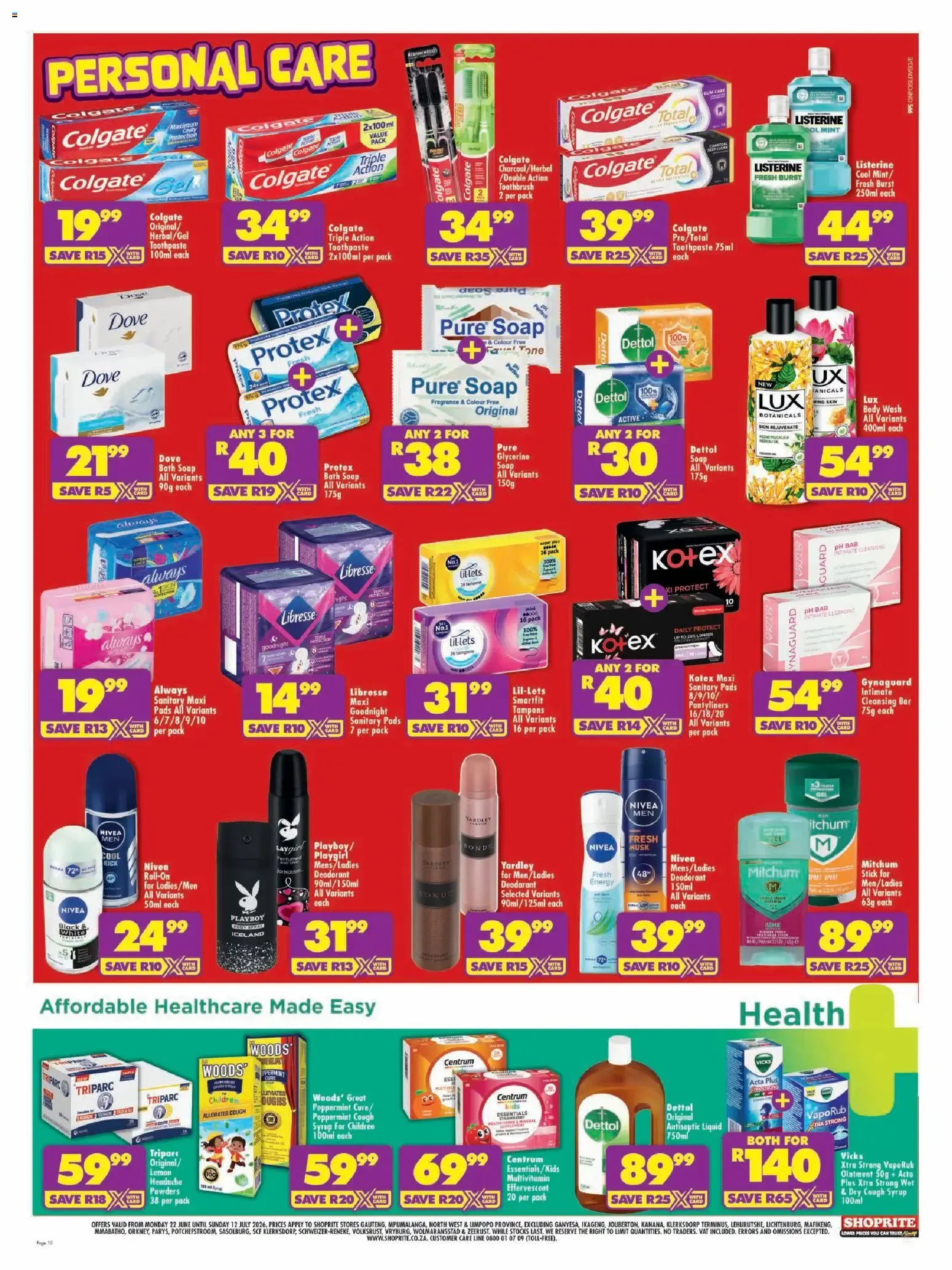 Shoprite - Gauteng - Low Price Lowduuuma (22/06/2026 - 12/07/2026) → Online Catalogue from 22 June to 12 July 2026 - Catalogue Page 10