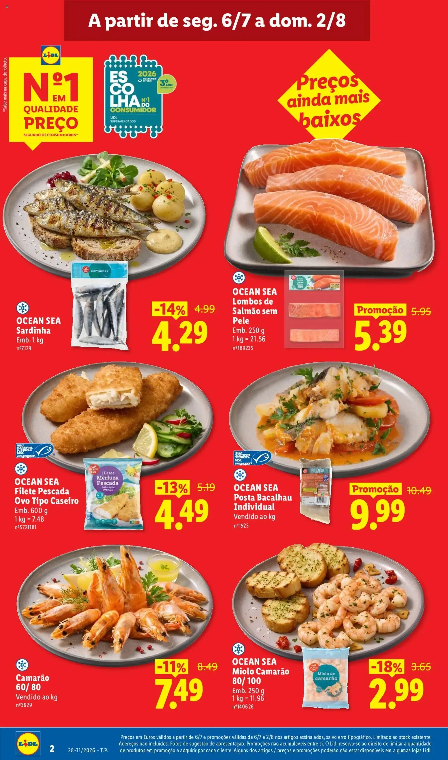 Folheto Lidl: Em julho, baixar ainda mais os preços de 6 de julho até 31 de agosto 2026 - Pagina 2