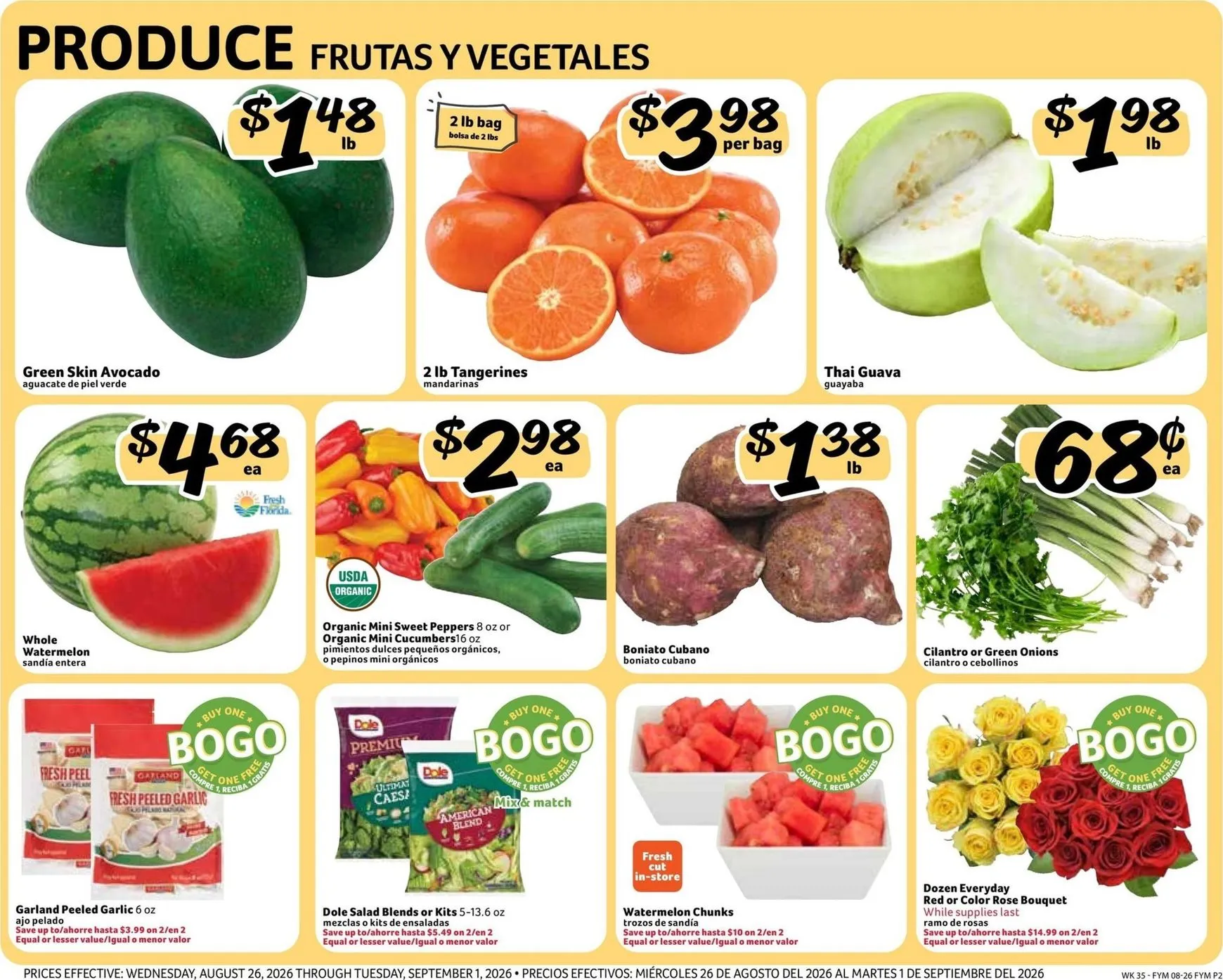 Weekly ad Fresco Supermarkets Weekly Specials from August 26 to September 1 2026 - Page 2