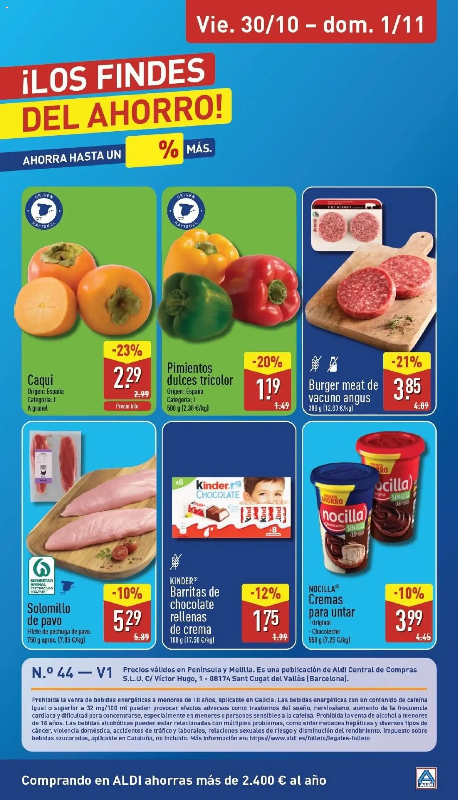 Catálogo de Aldi folleto Península del 26/10/2026 | Catálogo 26 de octubre al 1 de noviembre 2026 - Página 33