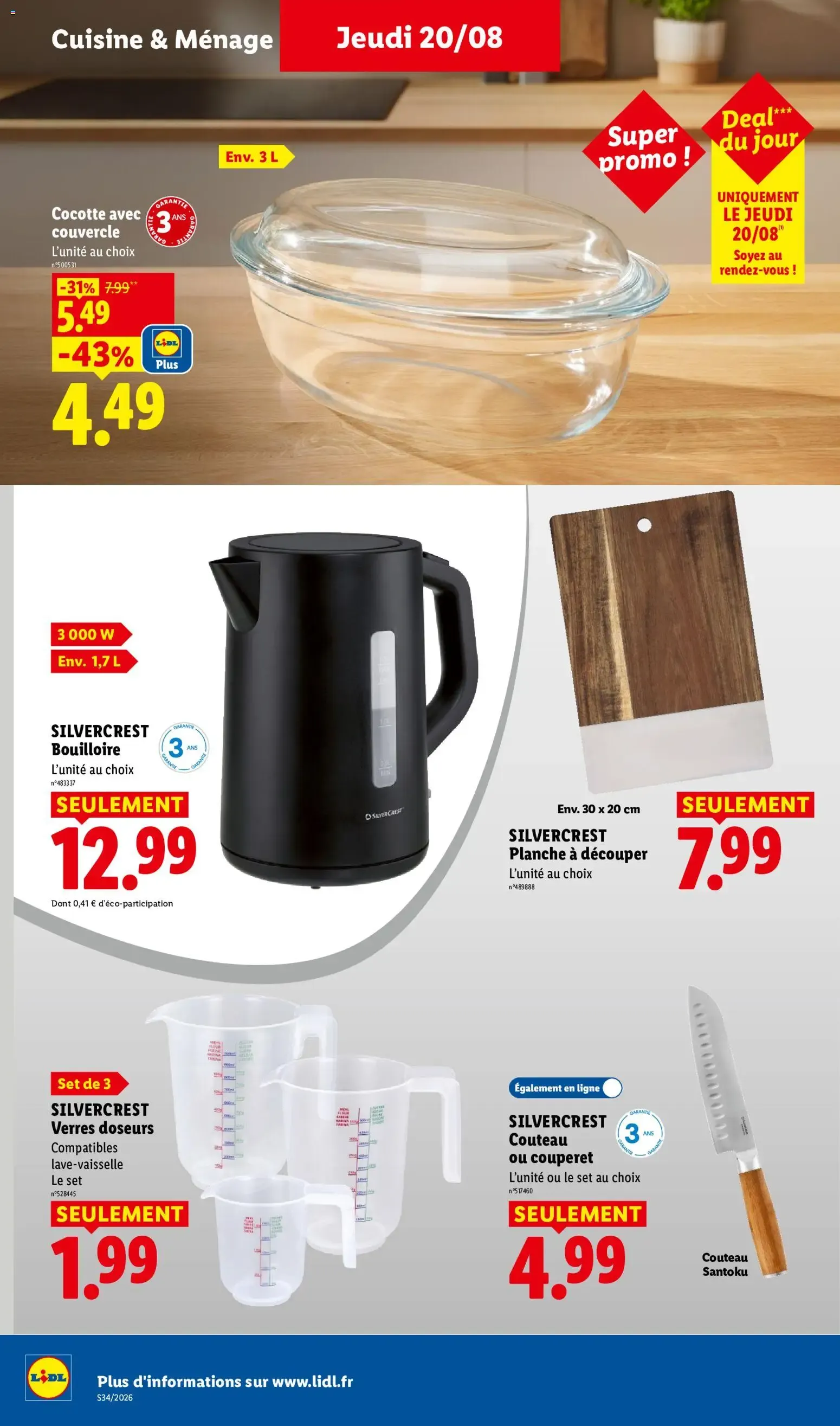 LIDL: La rentrée des économies! du 20 août au 26 août 2026 - Catalogue page 42