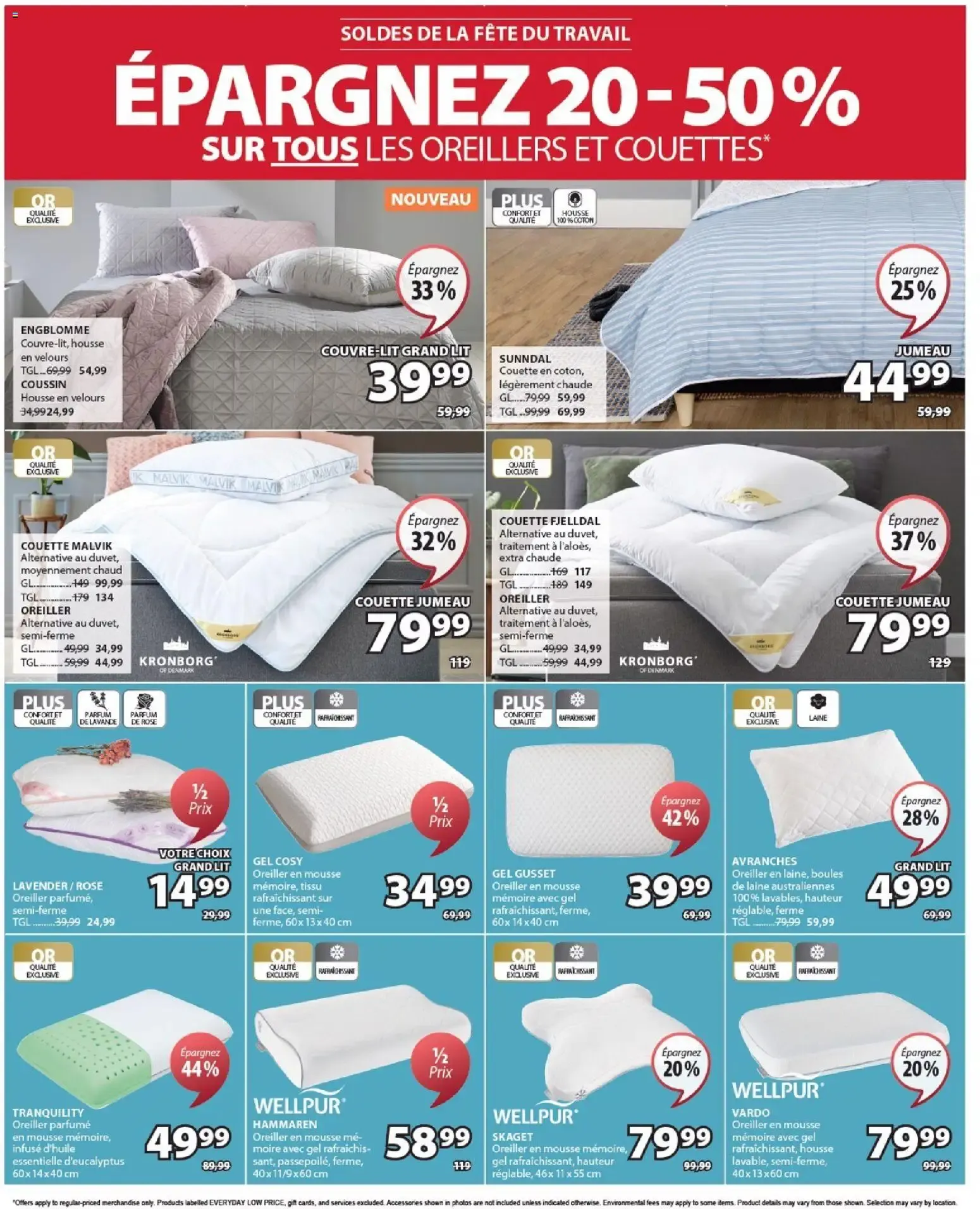 JYSK - Soldes de la Fête du Travail: Épargnez 20-60% from August 27 to September 9 2026 - flyer page 16