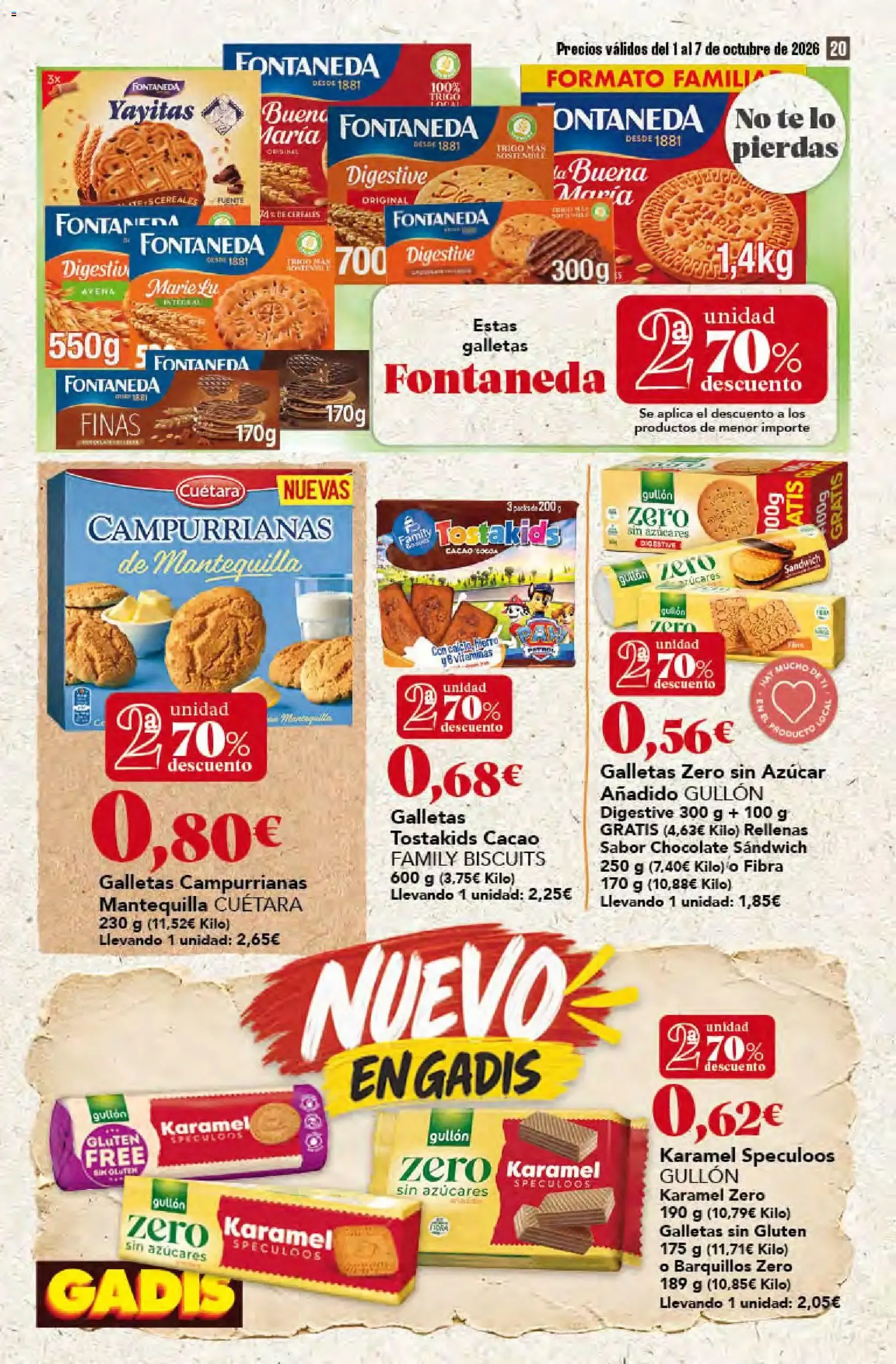 Catálogo de Gadis - folleto 01/10/2026 - 07/10/2026 1 de octubre al 7 de octubre 2026 - Página 20