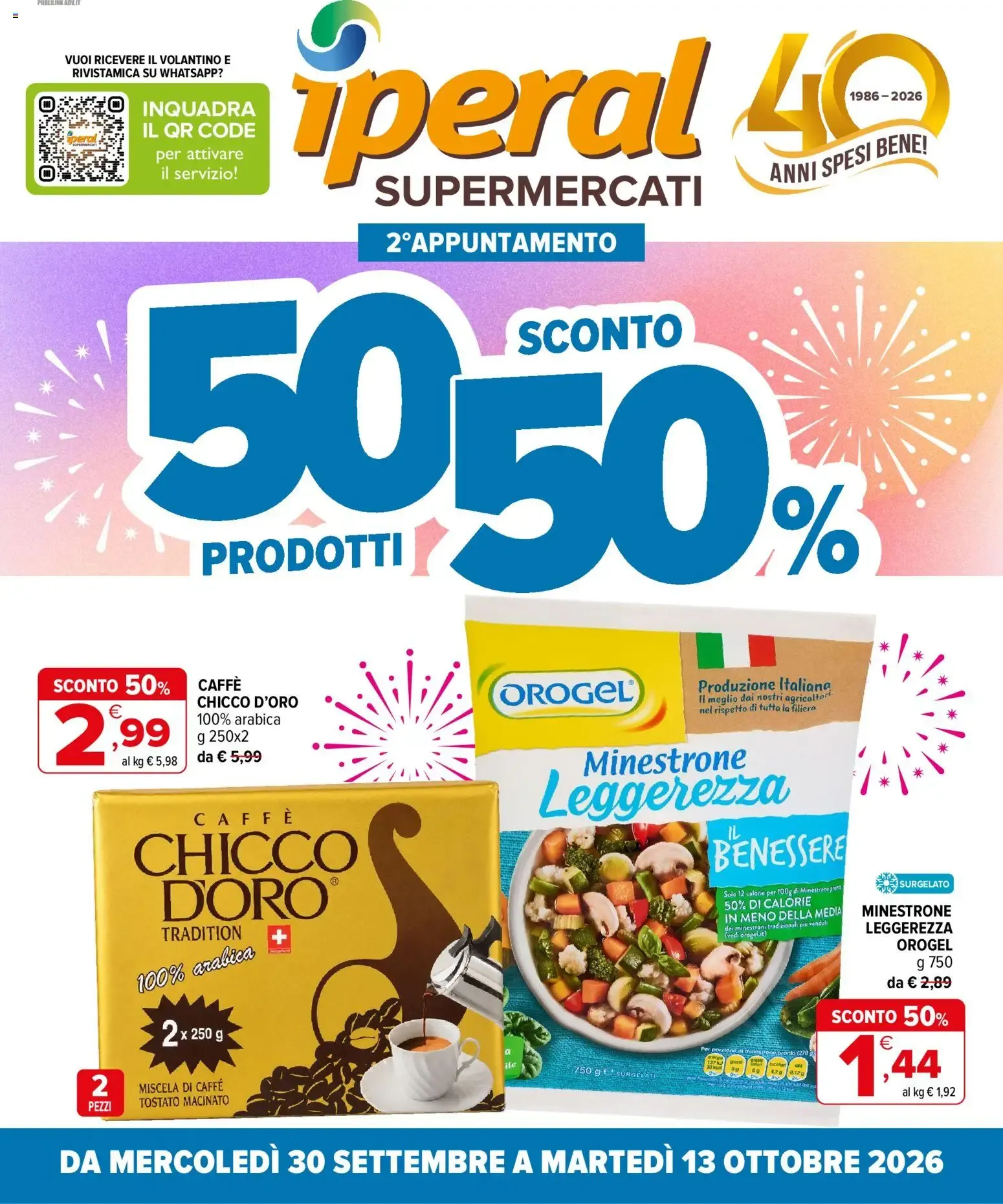 Nuovo Iperal volantino dal 30/09/2026 > offerte anteprima 🛍️ da 30 settembre a 13 ottobre di 2026 - Pagina del volantino 1
