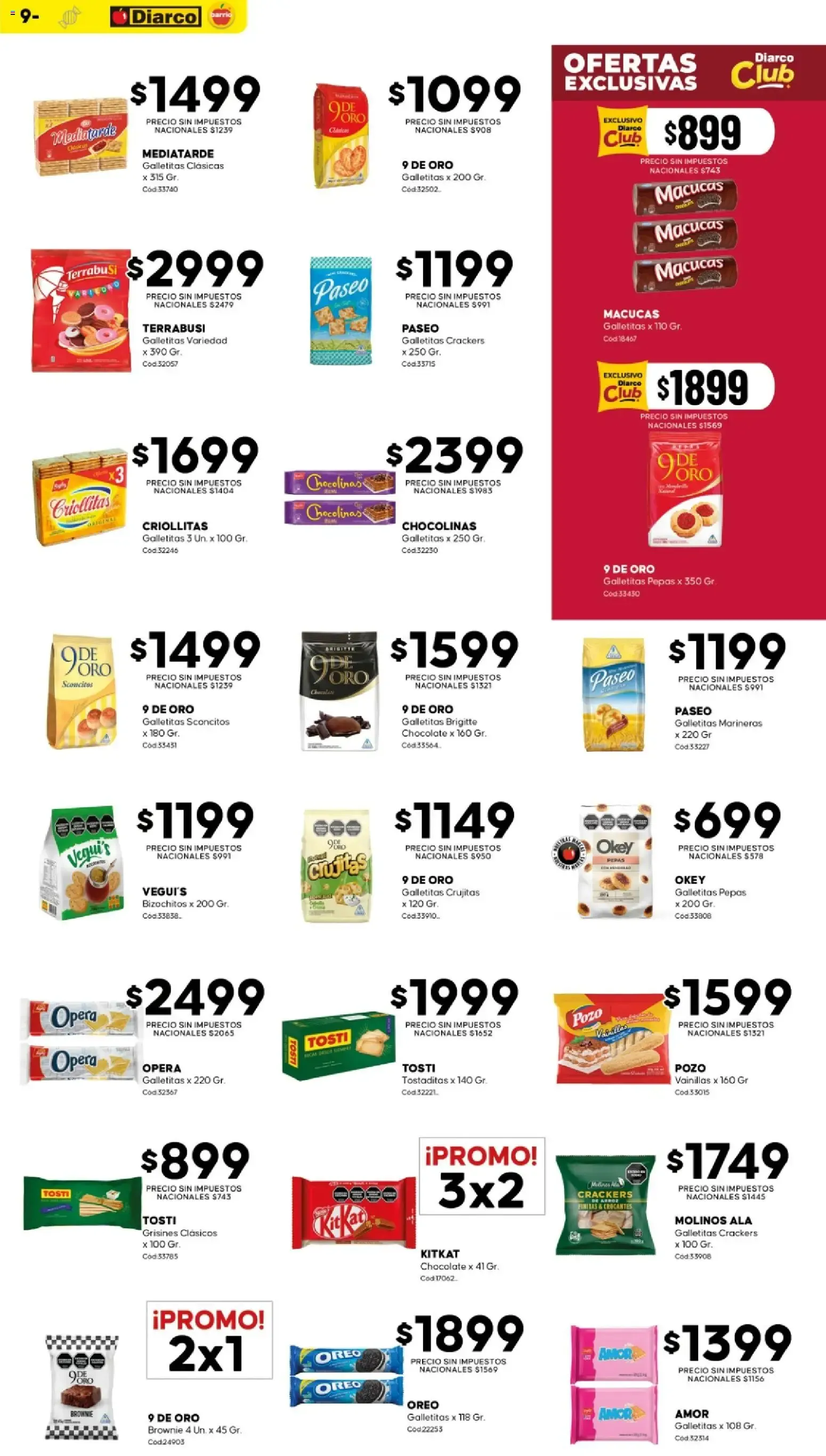 Ofertas de Diarco - Ofertas del 05/10 al 09/10 5 de octubre al 9 de octubre 2026 - Página 9 del catálogo