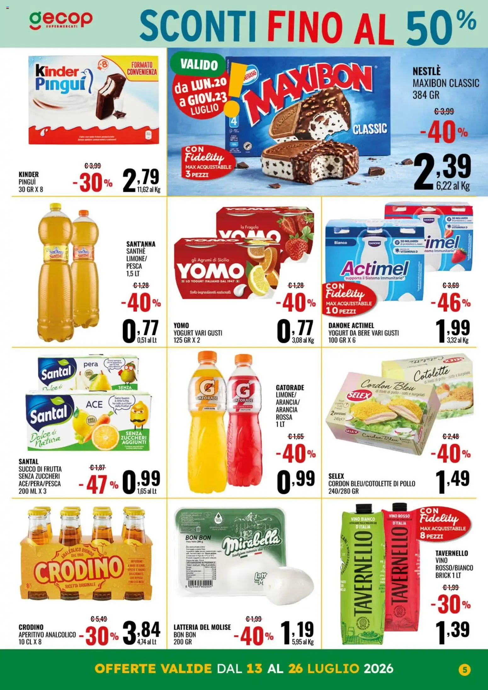 Nuovo GECOP volantino dal 13/07/2026 > offerte anteprima 🛍️ da 13 luglio a 26 luglio di 2026 - Pagina del volantino 5