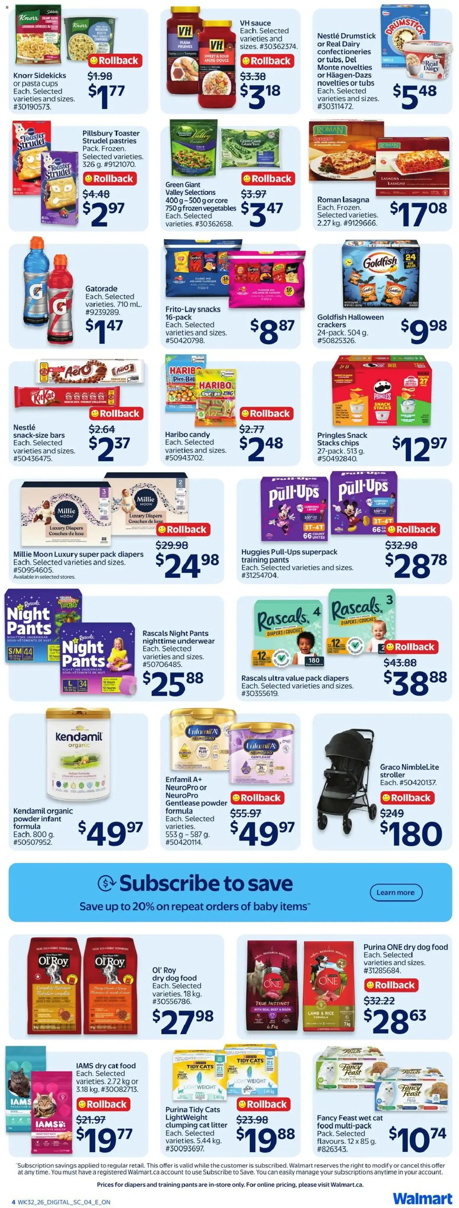 Walmart weekly flyer from Sep 3, 2026 > weekly specials & deals from September 3 to September 9 2026 - flyer page 8
