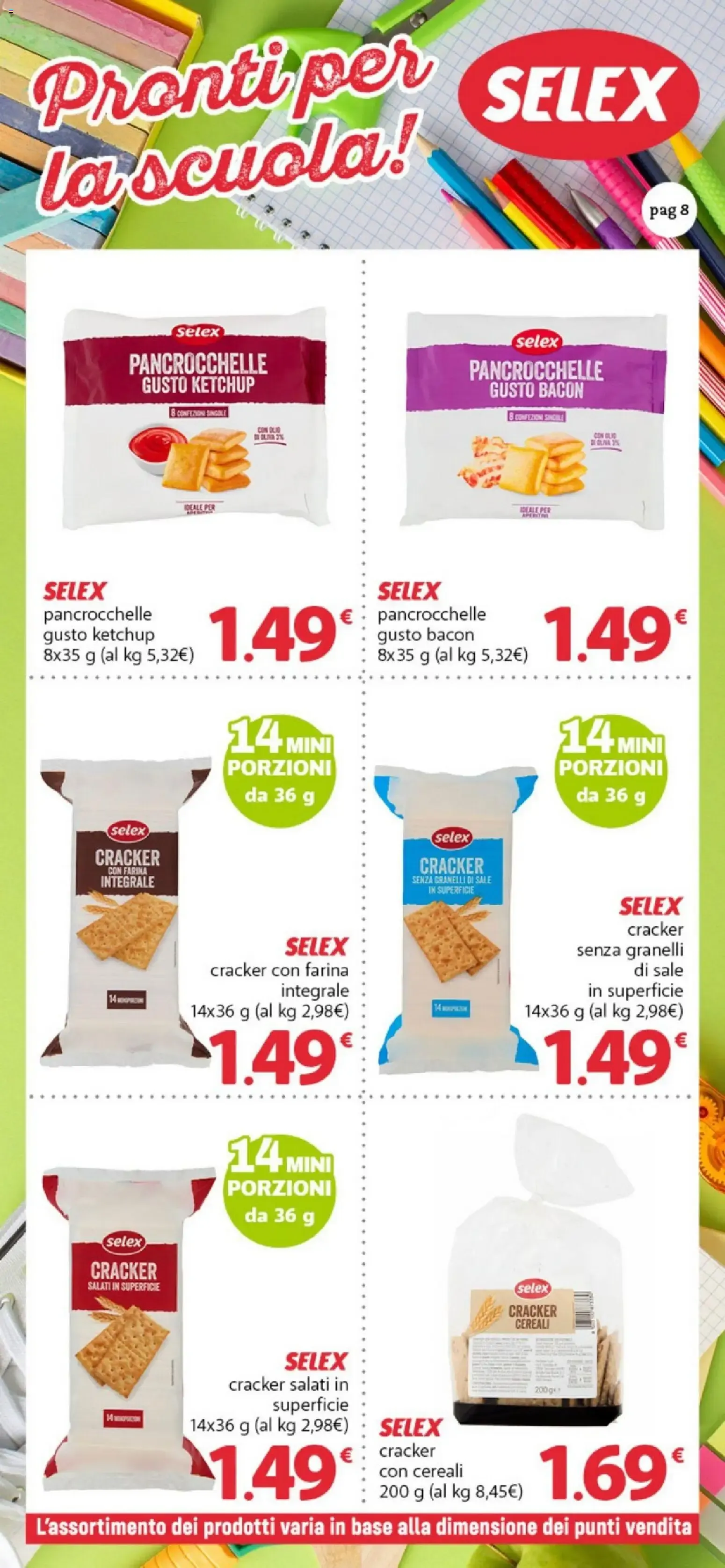 DOK Famila Supermercati - Pronti per la scuola! da 11 settembre a 30 settembre di 2026 - Pagina del volantino 8