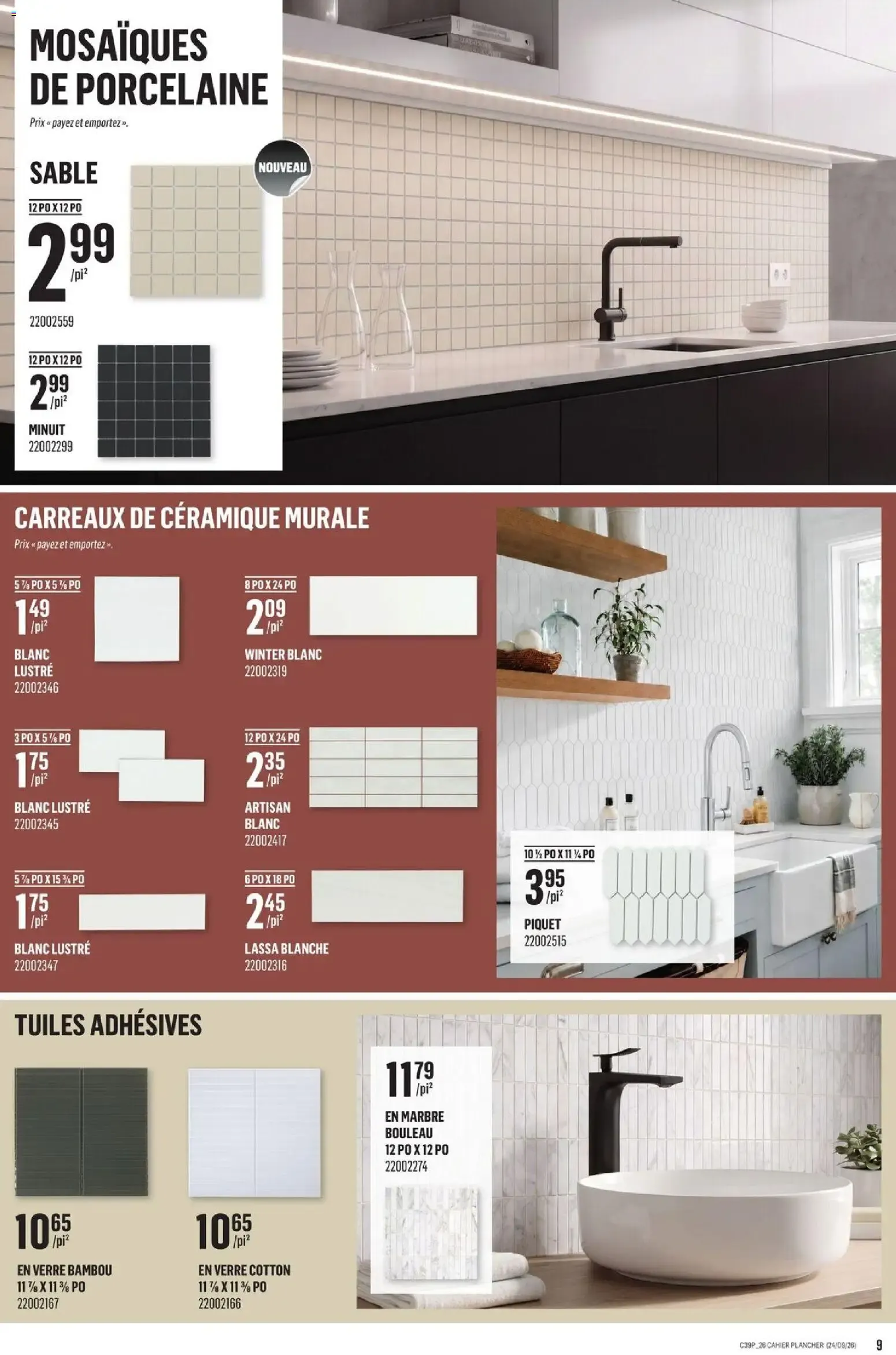 Canac circulaire - Inspiration Décor from Sep 24, 2026 > weekly specials & deals from September 24 to October 7 2026 - flyer page 9