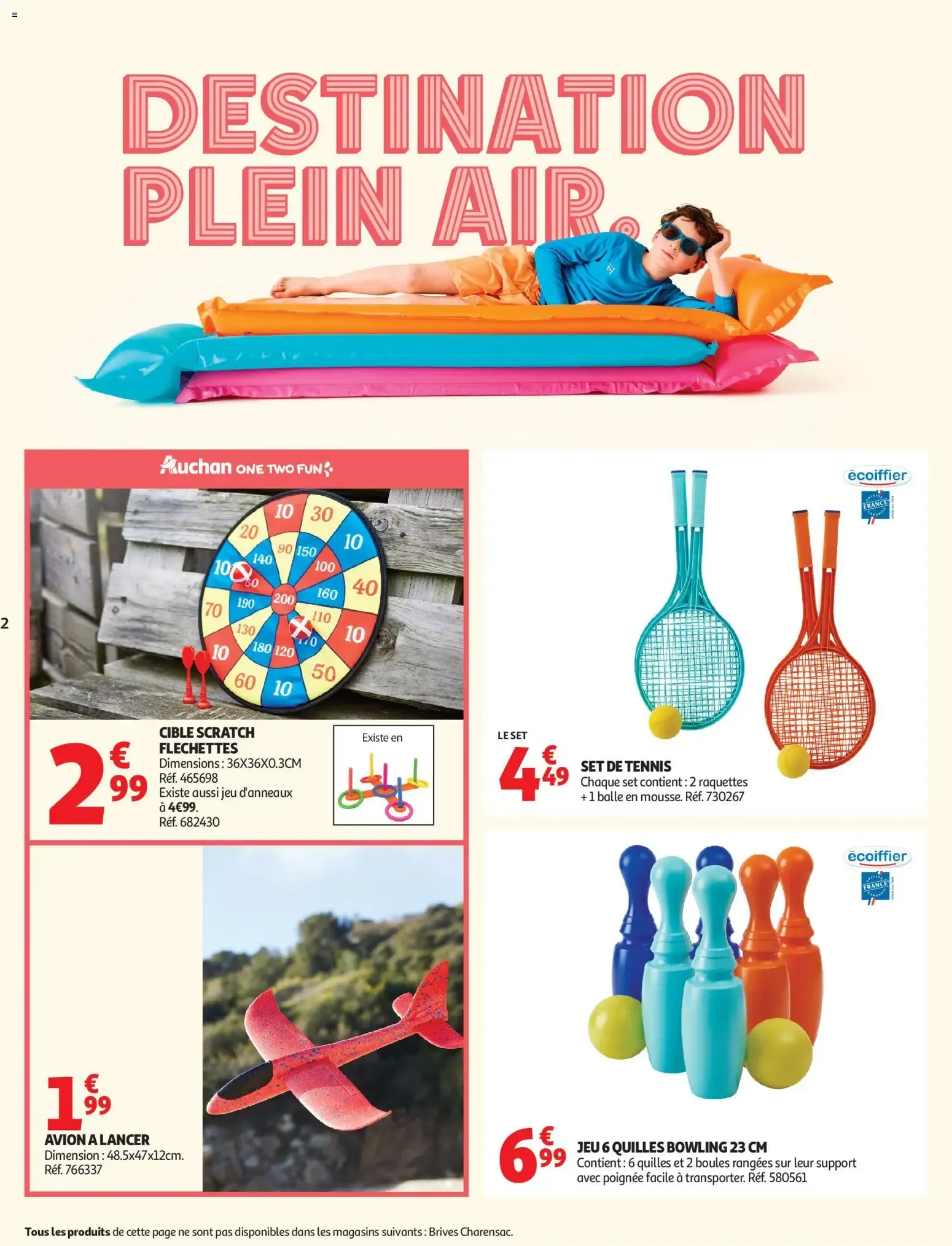Auchan Plein air jeux de jardin à partir du 27/05/2026 - promo en ligne du 27 mai au 7 juin 2026 - Catalogue page 2