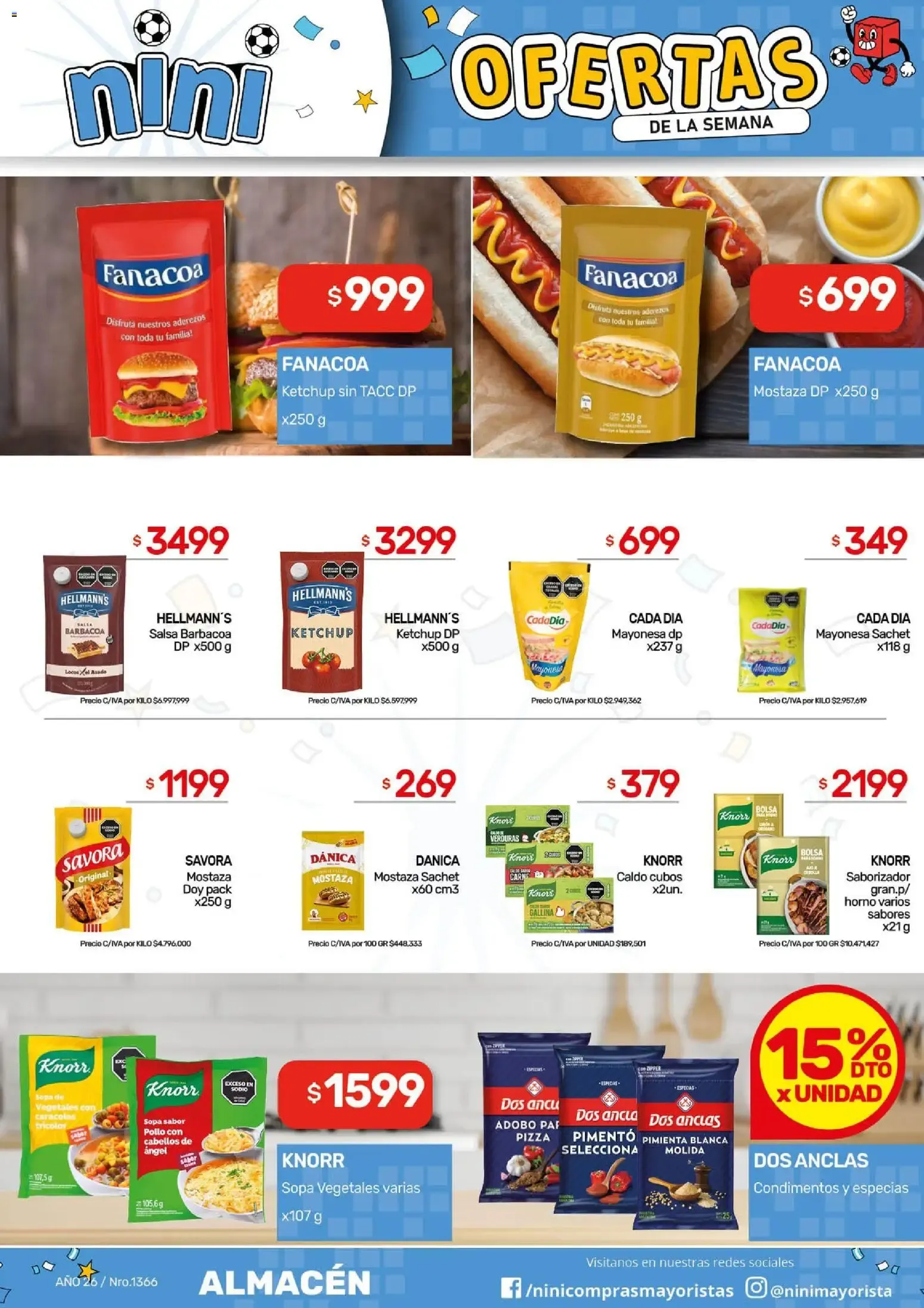 Ofertas de NINI Mayorista ofertas del 29/06/2026 - 05/07/2026 29 de junio al 5 de julio 2026 - Página 22 del catálogo