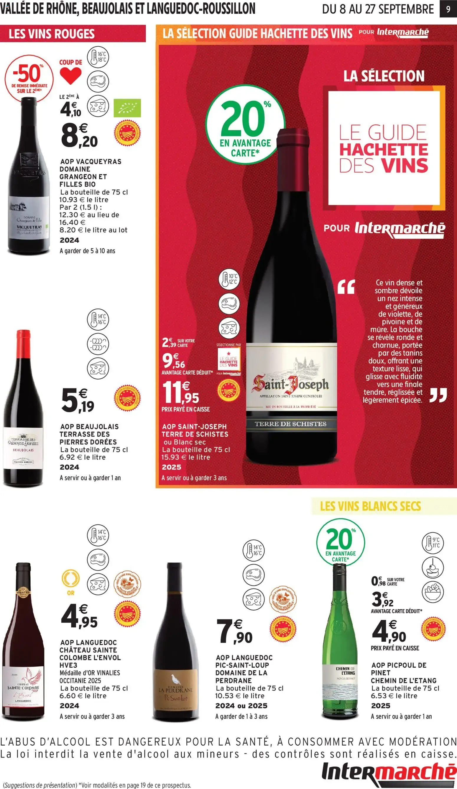 Intermarché - Foire aux vins à partir du 08/09/2026 - promo en ligne du 8 septembre au 27 septembre 2026 - Catalogue page 9
