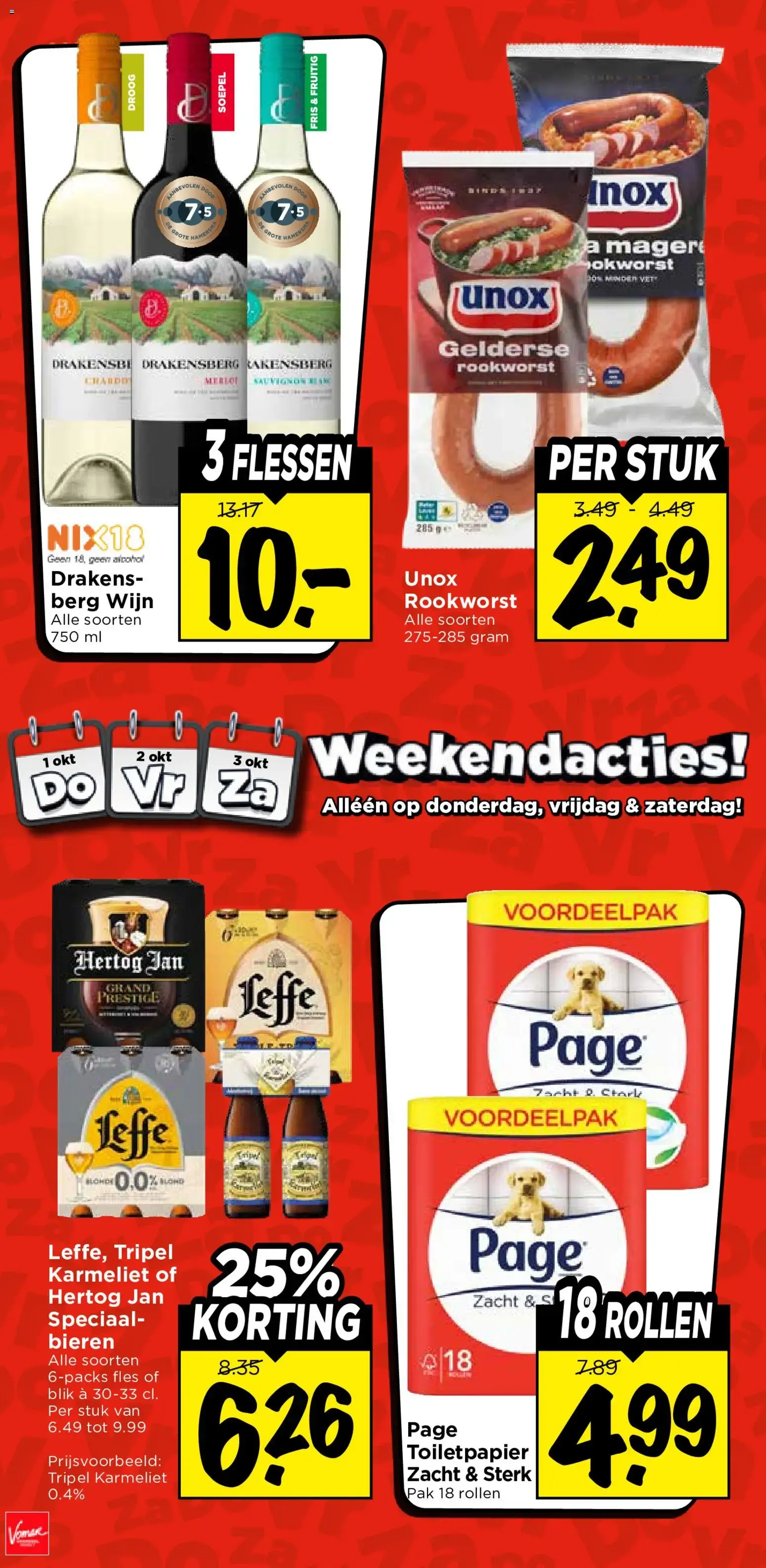 Vomar Actie! De beste acties van Nederland! van 3 oktober tot 9 oktober 2026 - Folder pagina 2