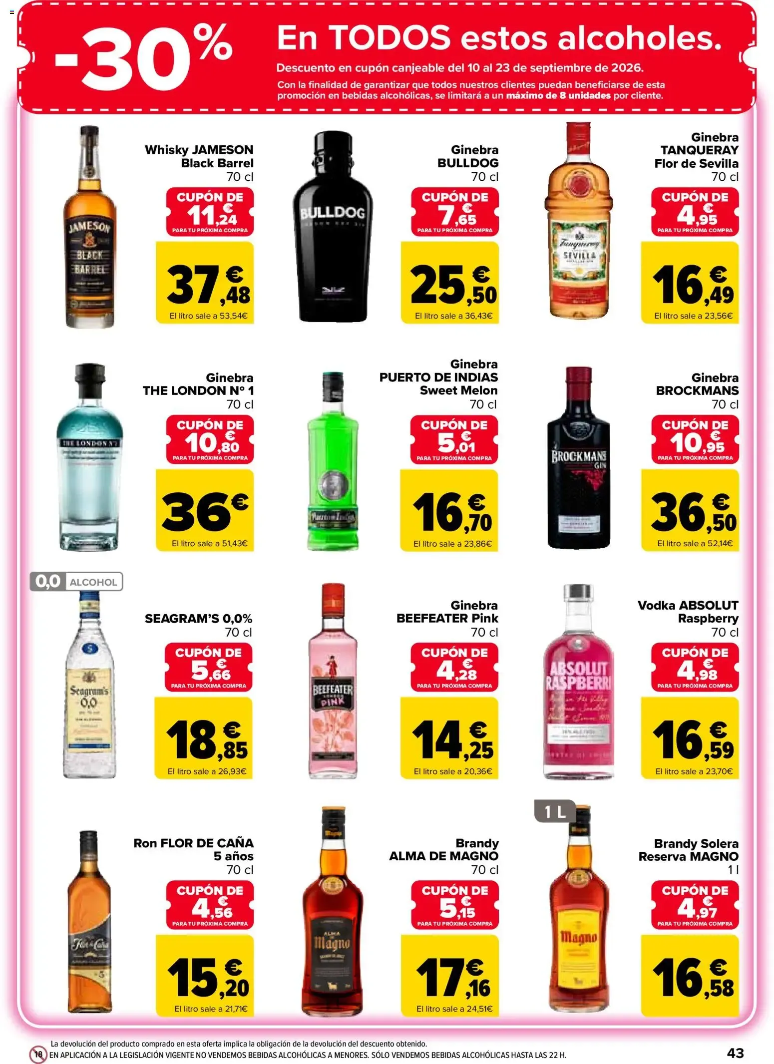 Catálogo de Carrefour folleto del 26/08/2026 | Catálogo 26 de agosto al 9 de septiembre 2026 - Página 44