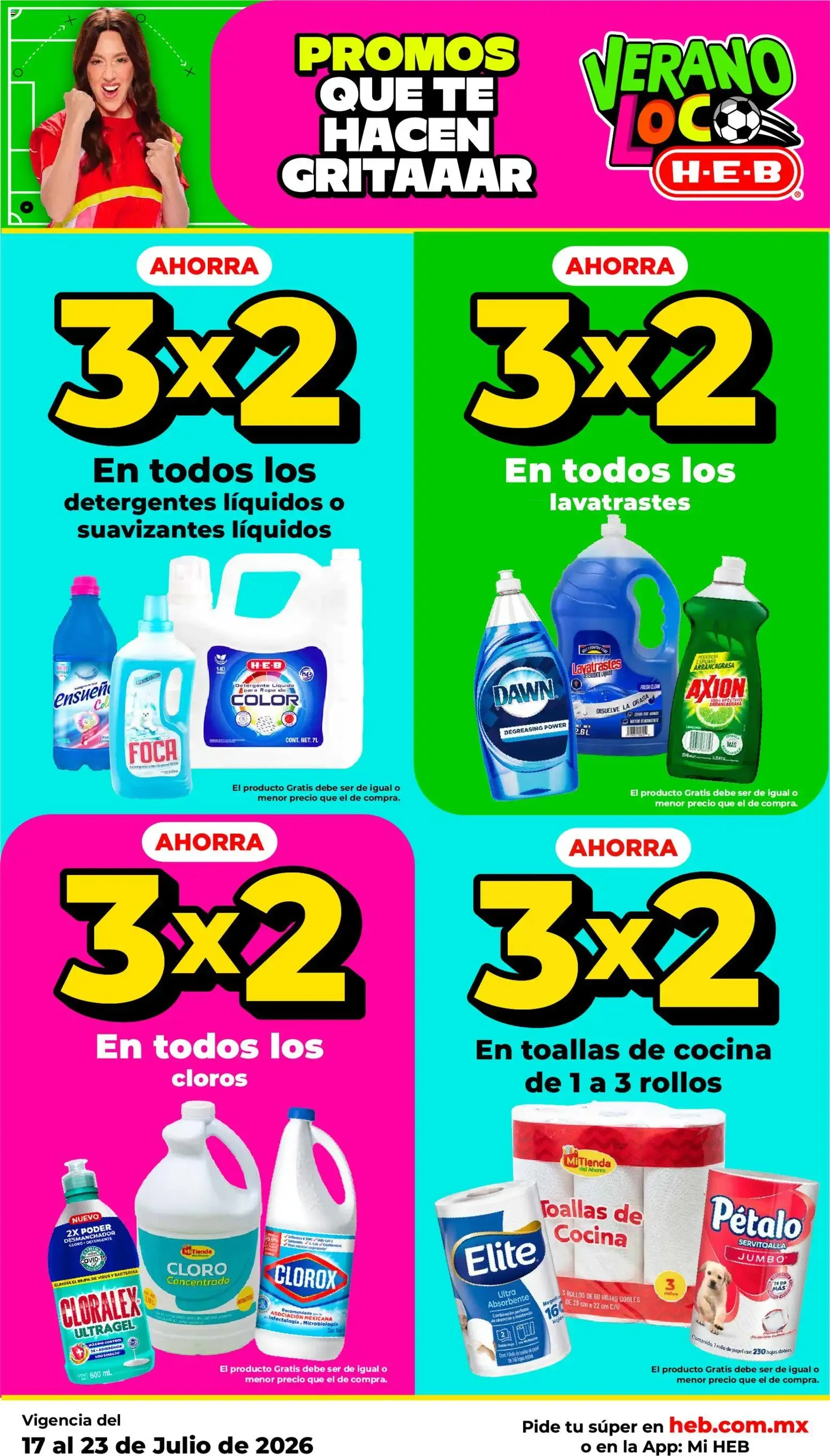 Catálogo de H-E-B: Las Promos Más Locas Entran a la Cancha - Verano Loco 17 de julio al 23 de julio 2026 - Pagina 13