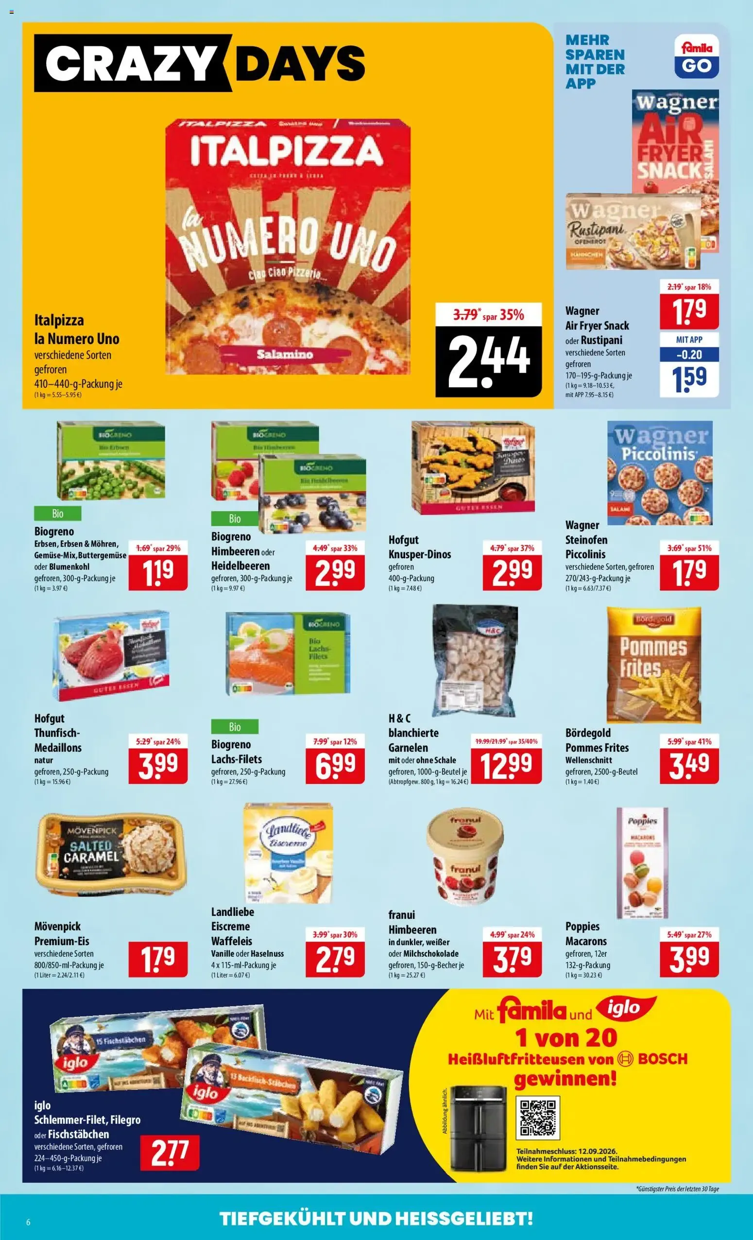 Famila Prospekt: Crazy Days von 31. August bis 5. September 2026 - Prospekt seite 6