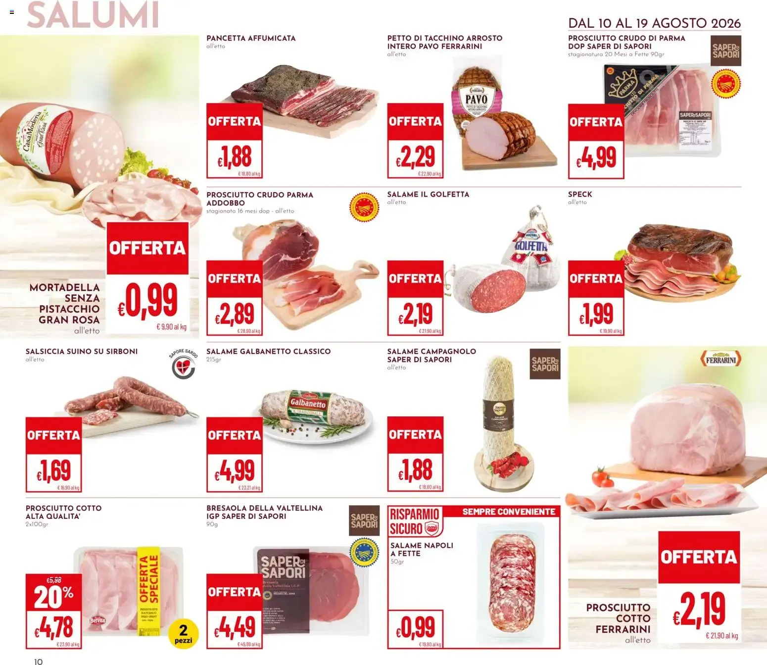 Offerte Buon Ferragosto Iper Pan & Super Pan da 10 agosto a 19 agosto di 2026 - Pagina del volantino 9