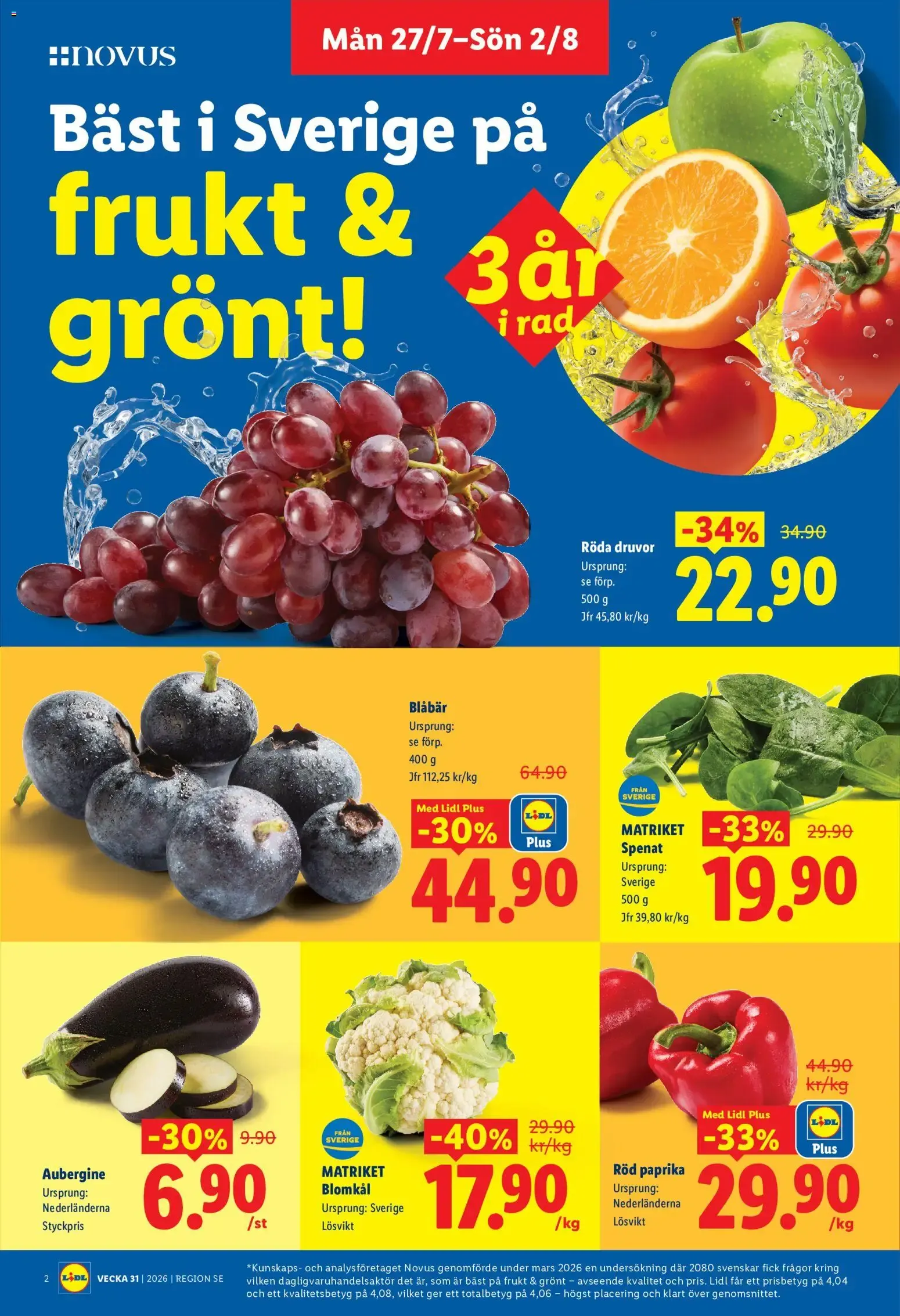 Lidl erbjudanden från 27/07/2026 - 02/08/2026 > Reklamblad nuvarande rabatter från 27 juli till 2 augusti 2026 - Reklamblad sidor 2