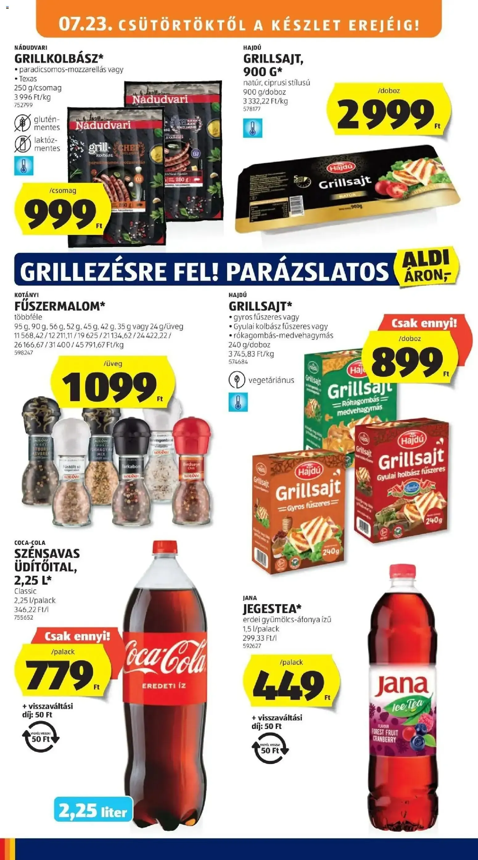 Katalógus Aldi aktuális akciós újság - 2026.07.23. -tól/töl > akció, lapozható szórólap 🛍️ július 23.-tól július 29.-ig 2026. - Oldal 12