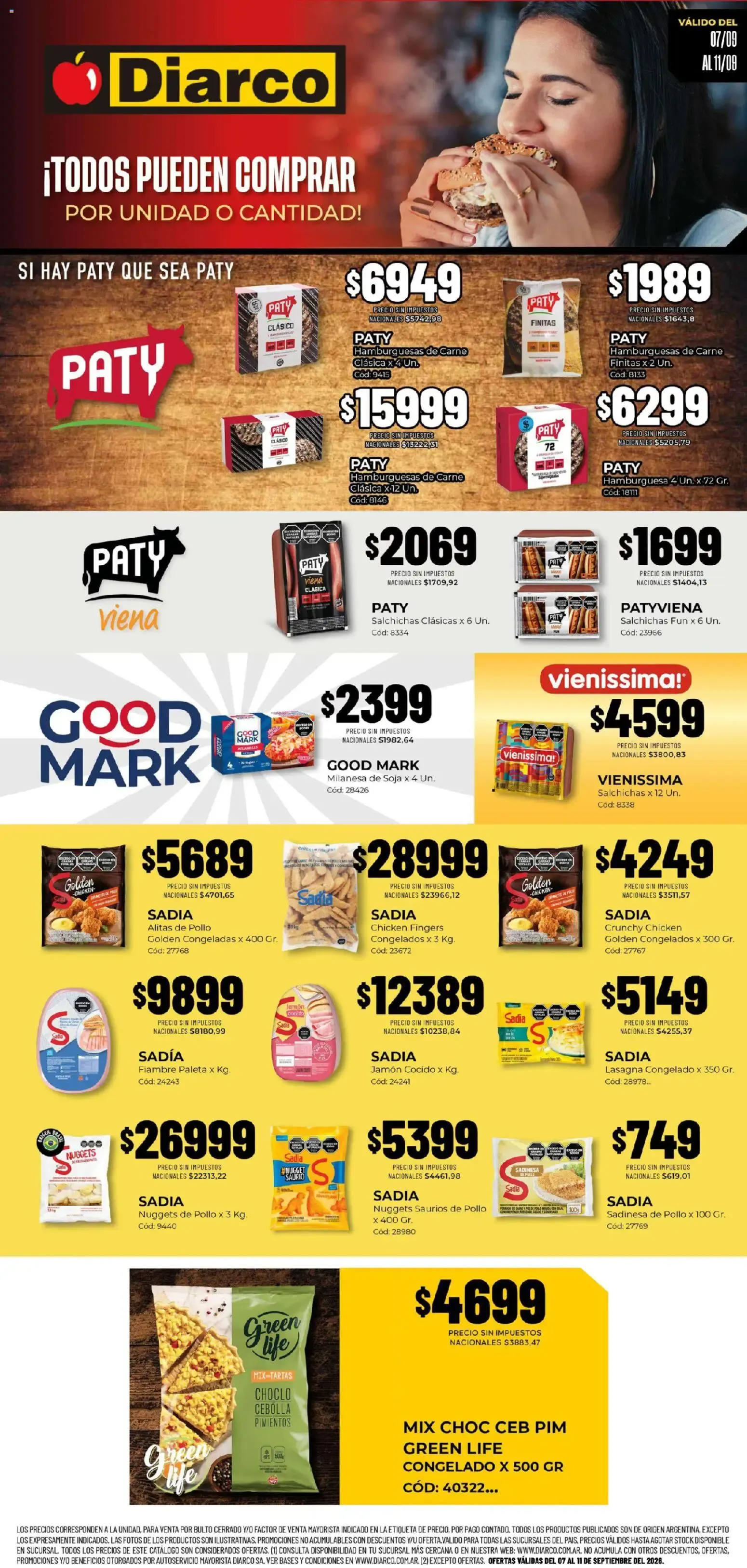 Ofertas de Diarco - Especial Quickfood del 07/09/2026 - 11/09/2026 7 de septiembre al 11 de septiembre 2028 - Página 1 del catálogo