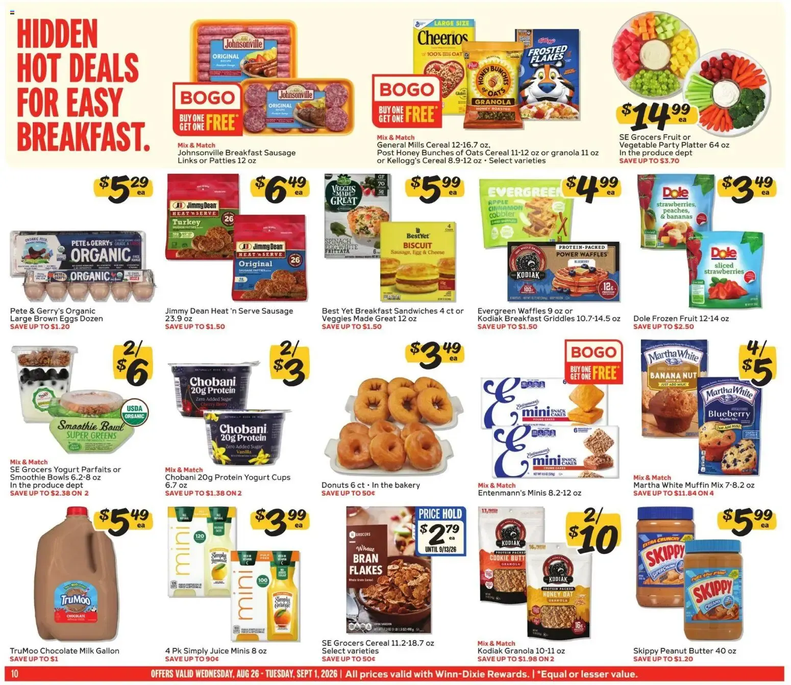 Weekly ad Winn Dixie Weekly Ad (08/26 - 09/01 2026) - Flyer from August 26 to September 1 2026 - Page 10