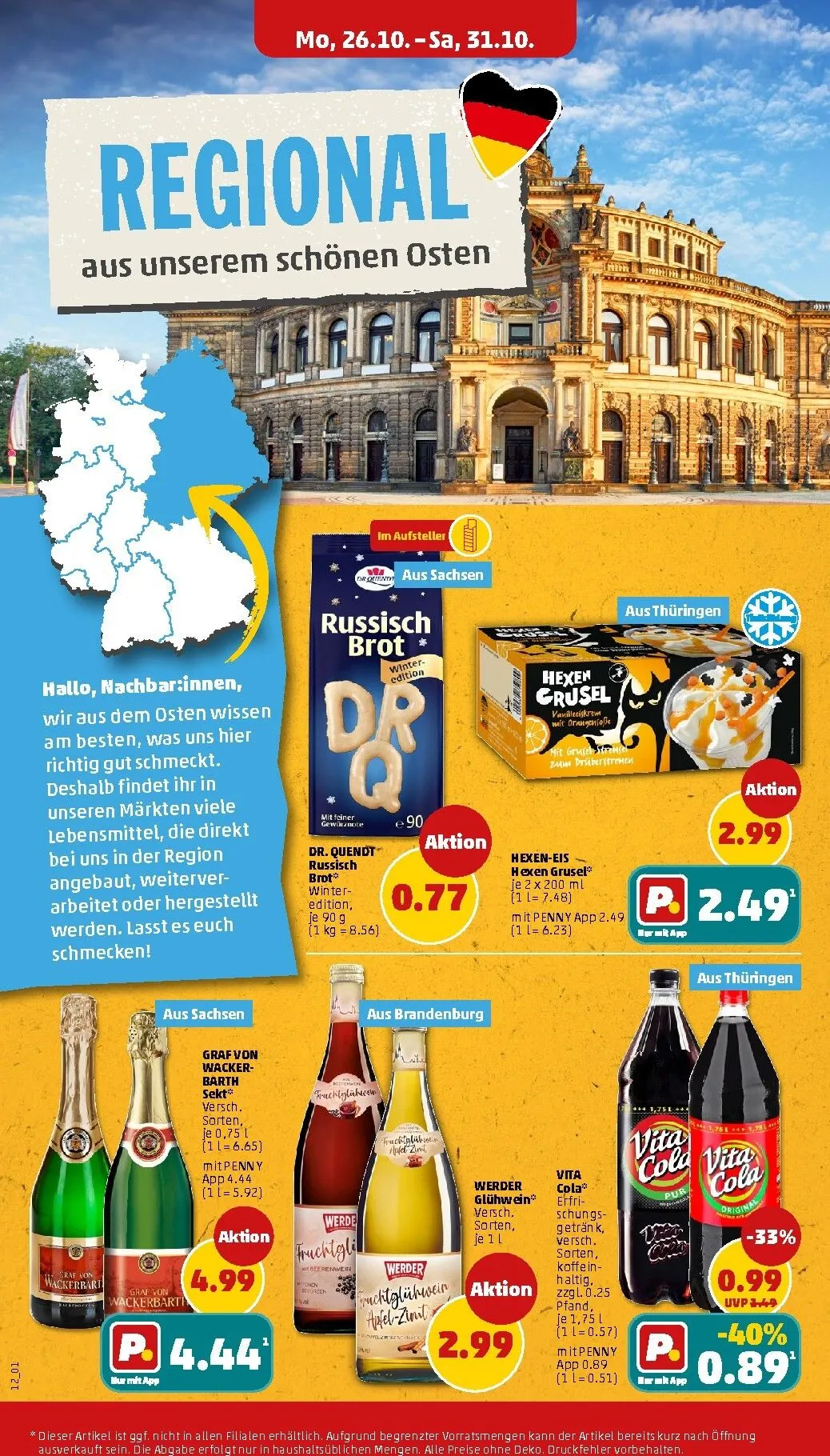 PENNY Prospekt nächste Woche – von Montag 26.10.2026 bis Samstag 31.10.2026 von 26. Oktober bis 31. Oktober 2026 - Prospekt seite 14