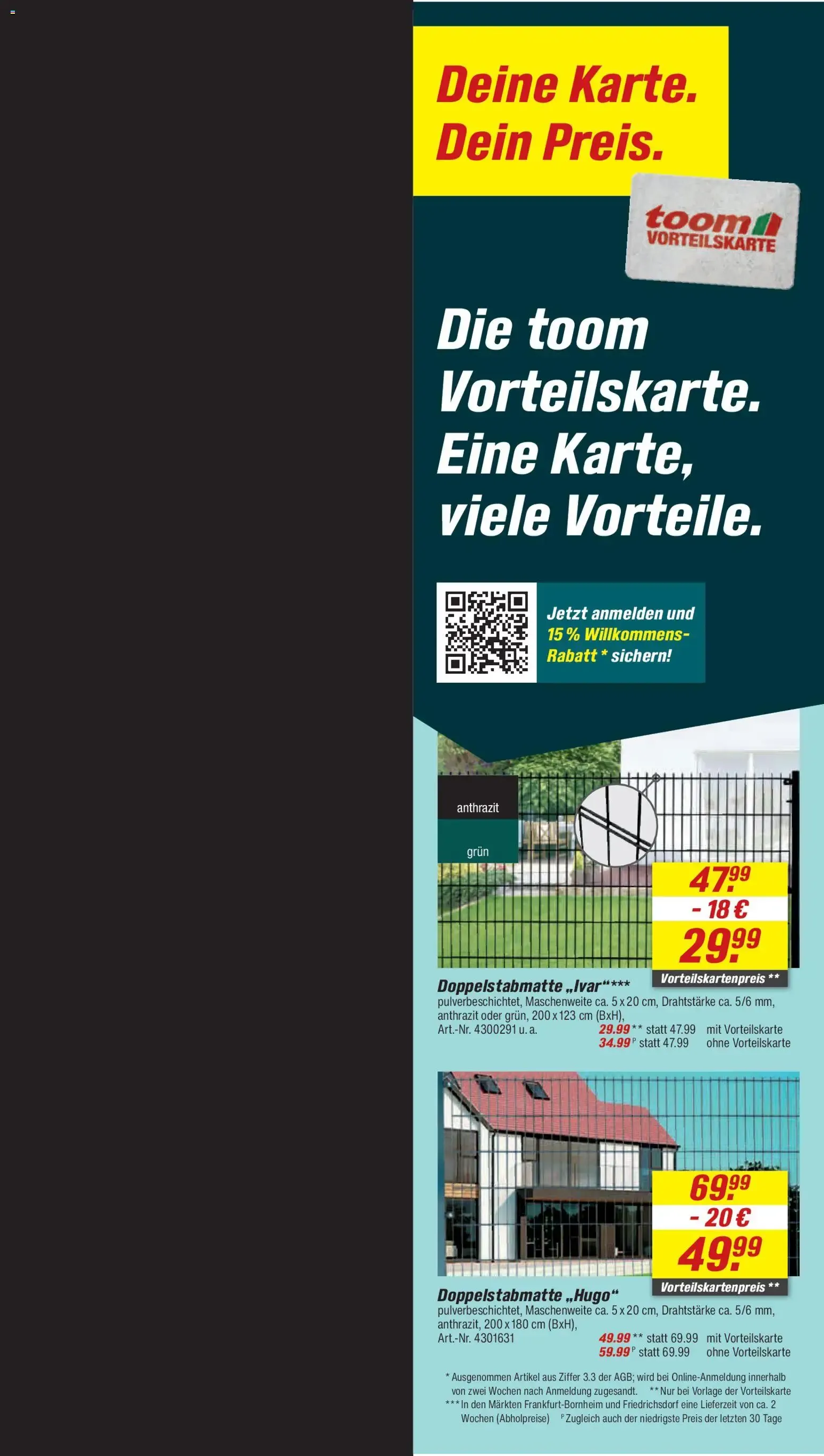 Toom - Mehr drin! Goldener Herbst, starke Angebote von 7. September bis 12. September 2026 - Prospekt seite 2