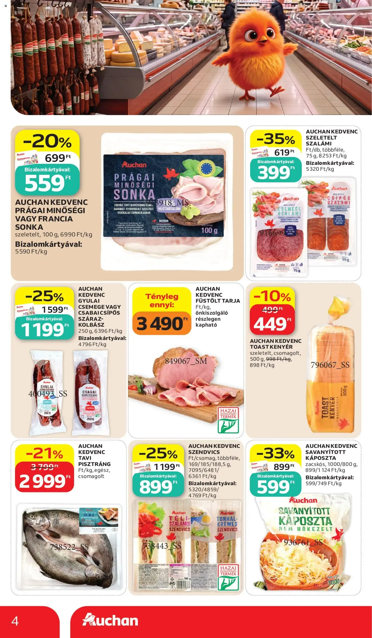 Katalógus Auchan Saját Márkás ajánlatok - 2026.10.15. -tól/töl > akció, lapozható szórólap 🛍️ október 15.-tól október 28.-ig 2026. - Oldal 4
